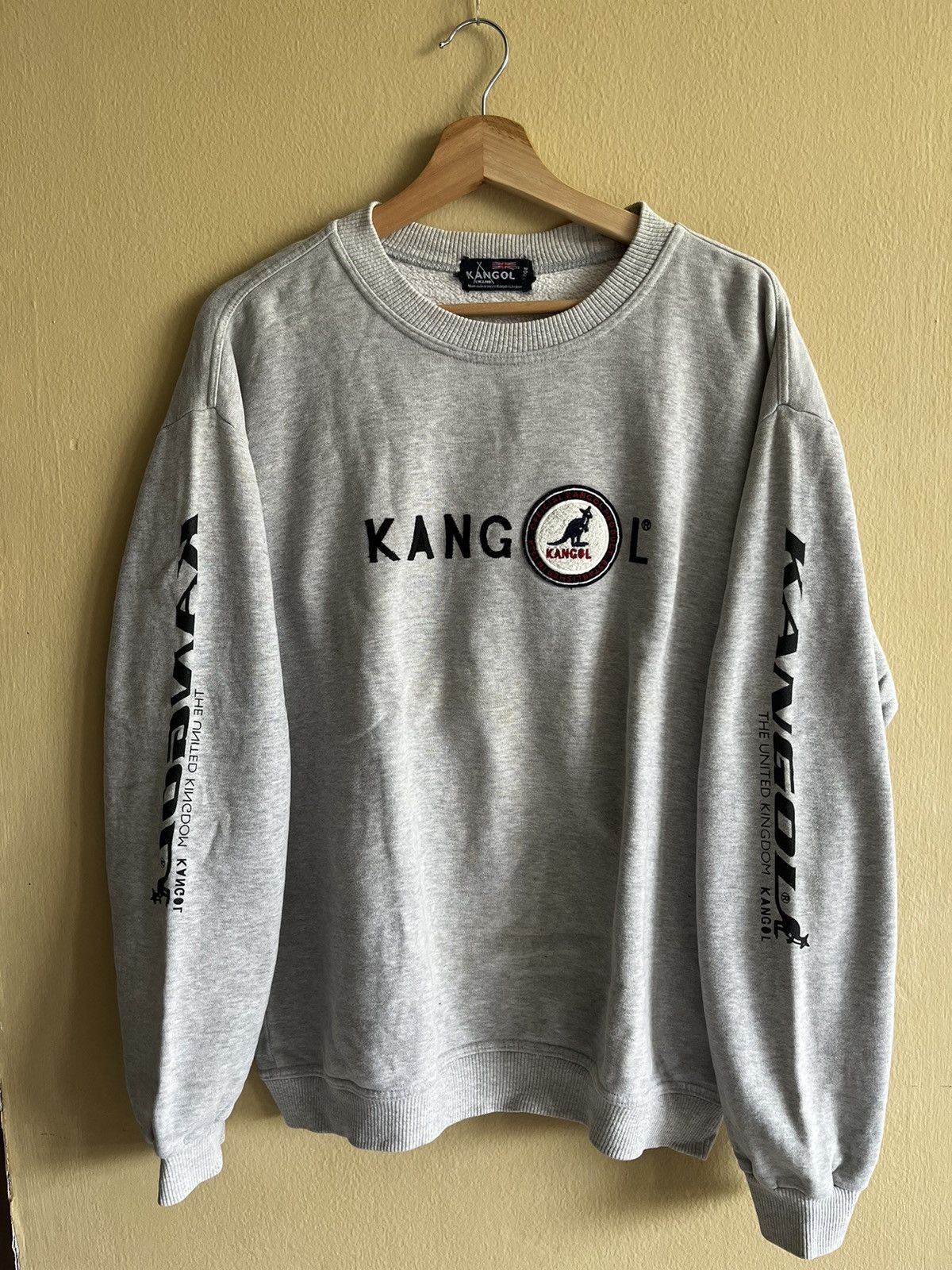 Designer × Kangol × Vintage Vintage 90's Kangol Sweatshirt Size US L / EU 52-54 / 3 - 1 Thumbnail