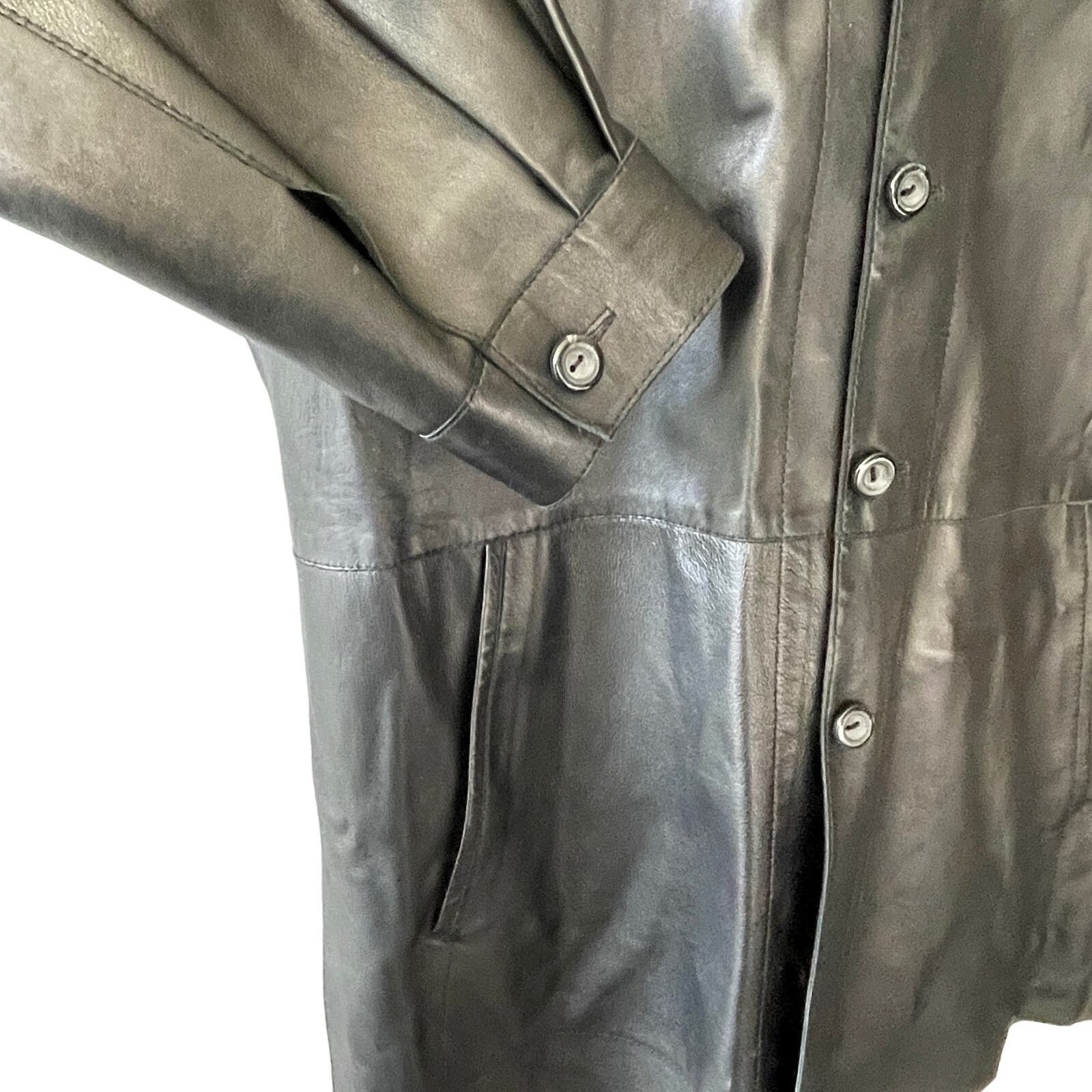 Other Alandales Glenn Laiken Nappa Leather Shacket Sz 38 NWOT Size US M / EU 48-50 / 2 - 5 Thumbnail