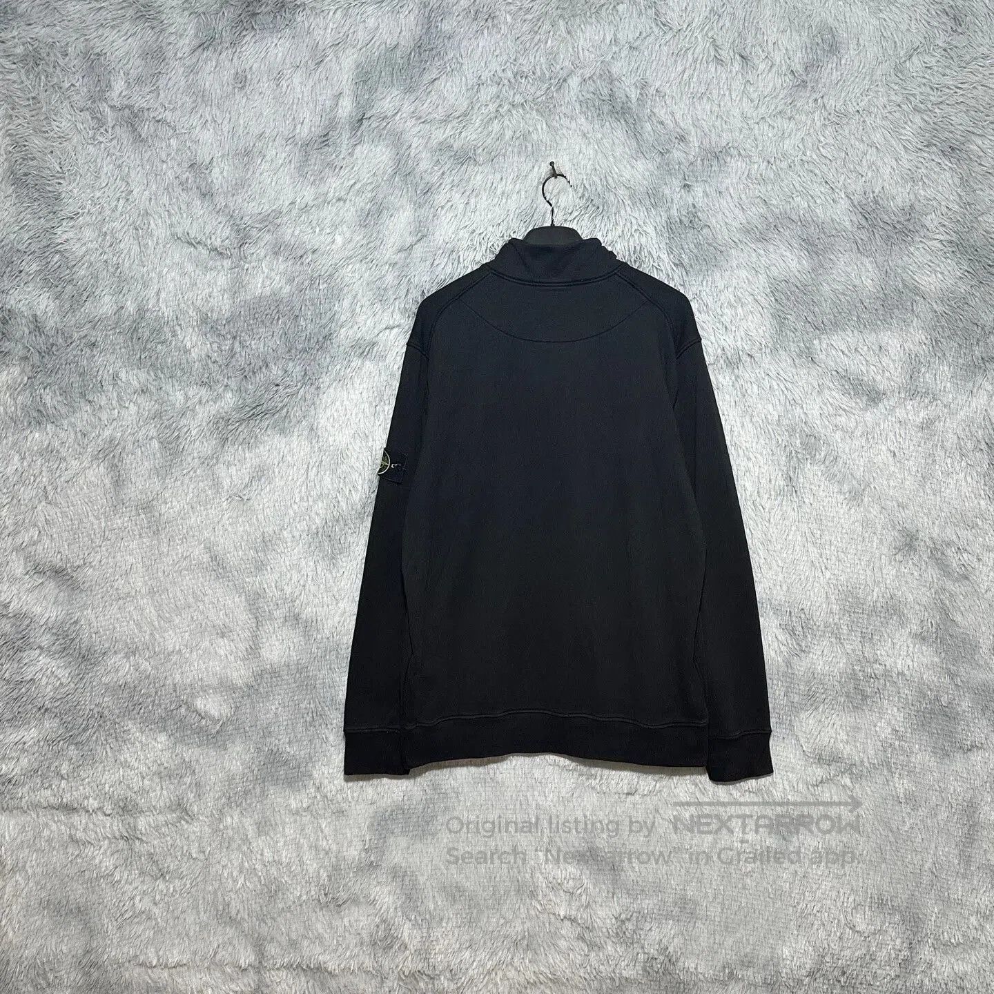 Stone Island black half-zip sweatshirt from Stone Island. Size US XXL / EU 58 / 5 - 2 Thumbnail