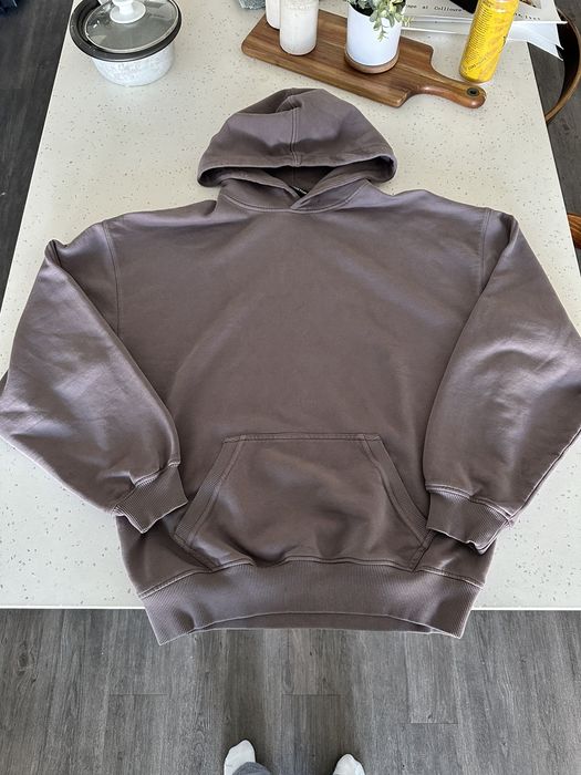 Cole Buxton Cole Buxton Washed Brown Warm Up Hoodie | Grailed