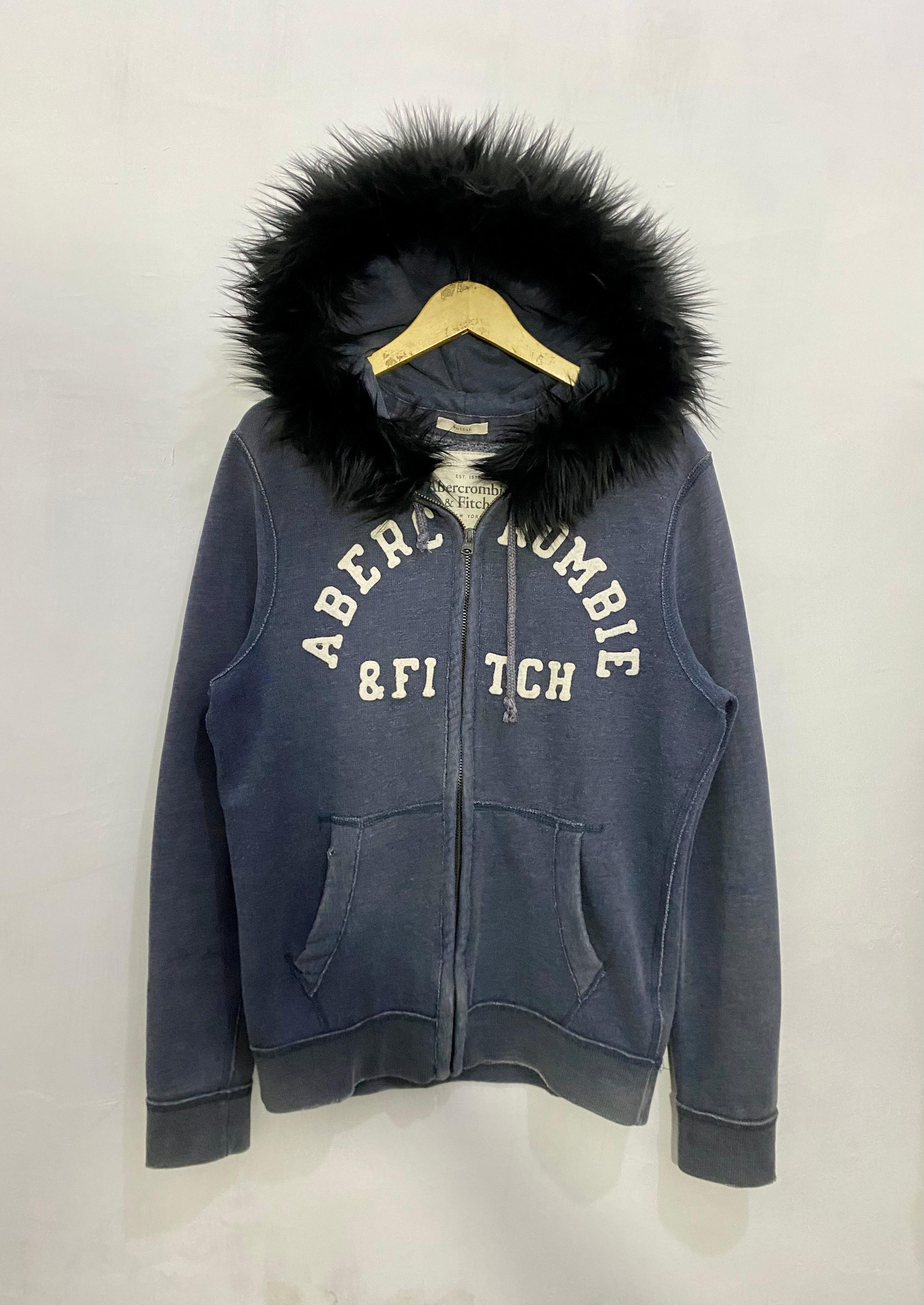 14th Addiction 💥L.G.B💥Abercrombie & Fitch Fur Zipper Hoodie LGB Style Size US L / EU 52-54 / 3 - 2 Thumbnail