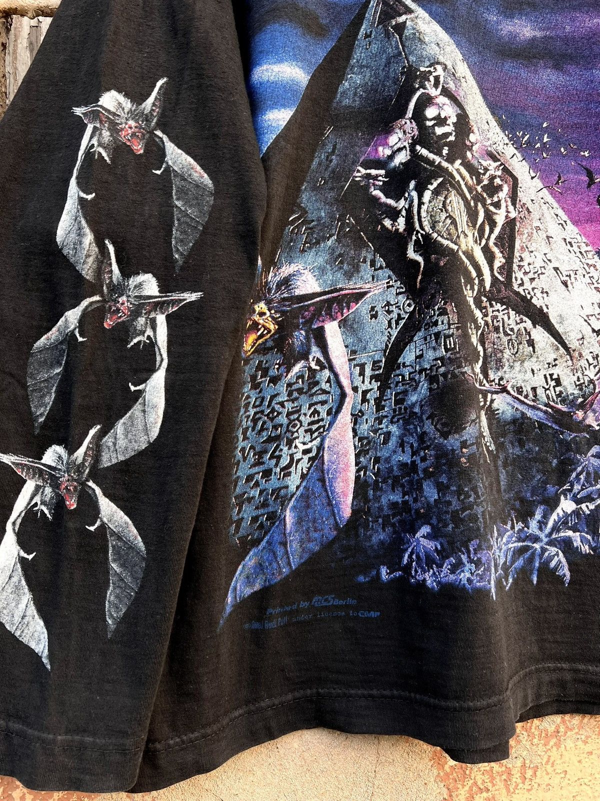 Band Tees VTG 90s Axel Rudi Pell Black Moon Pyramid Rock Longsleeve Size US L / EU 52-54 / 3 - 5 Thumbnail