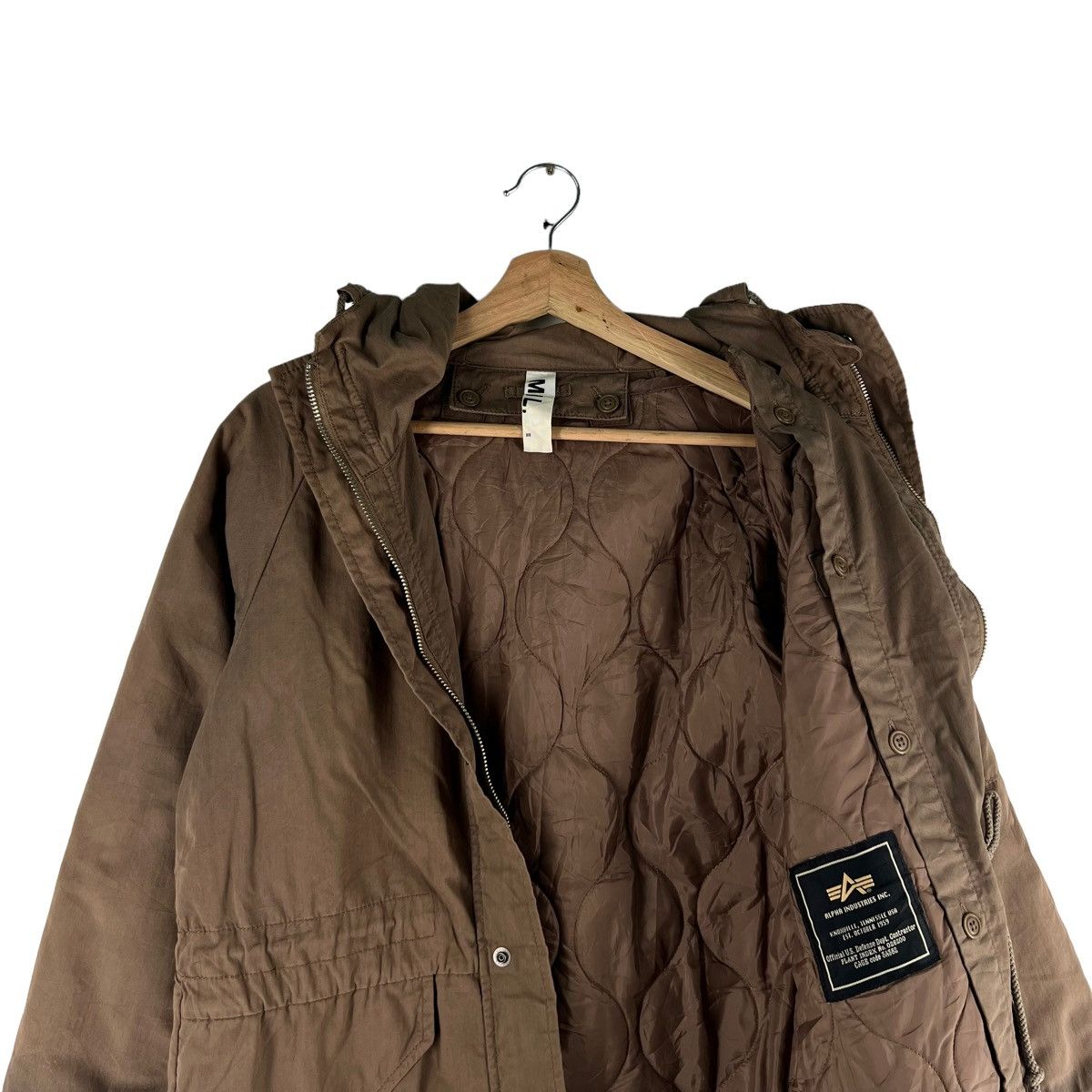 Alpha Industries 🔥VINTAGE BIKER JACKET MILITARY MHL ALPHA INDUSTRIES Size US M / EU 48-50 / 2 - 10 Thumbnail