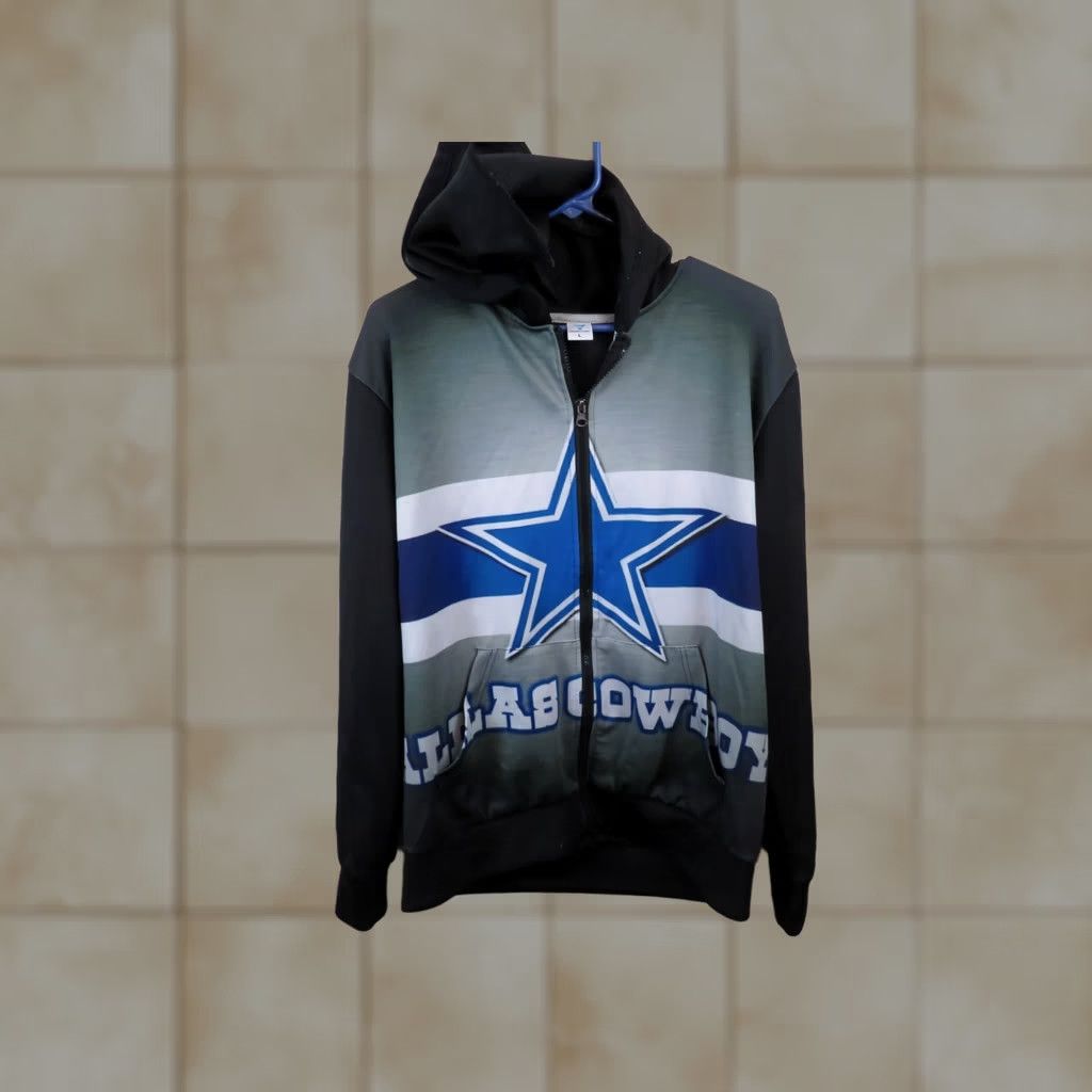 NFL VINTAGE Dallas Cowboy Hoodie L NFL Football Texas Vagary & Vasy Men's Size US L / EU 52-54 / 3 - 1 Thumbnail