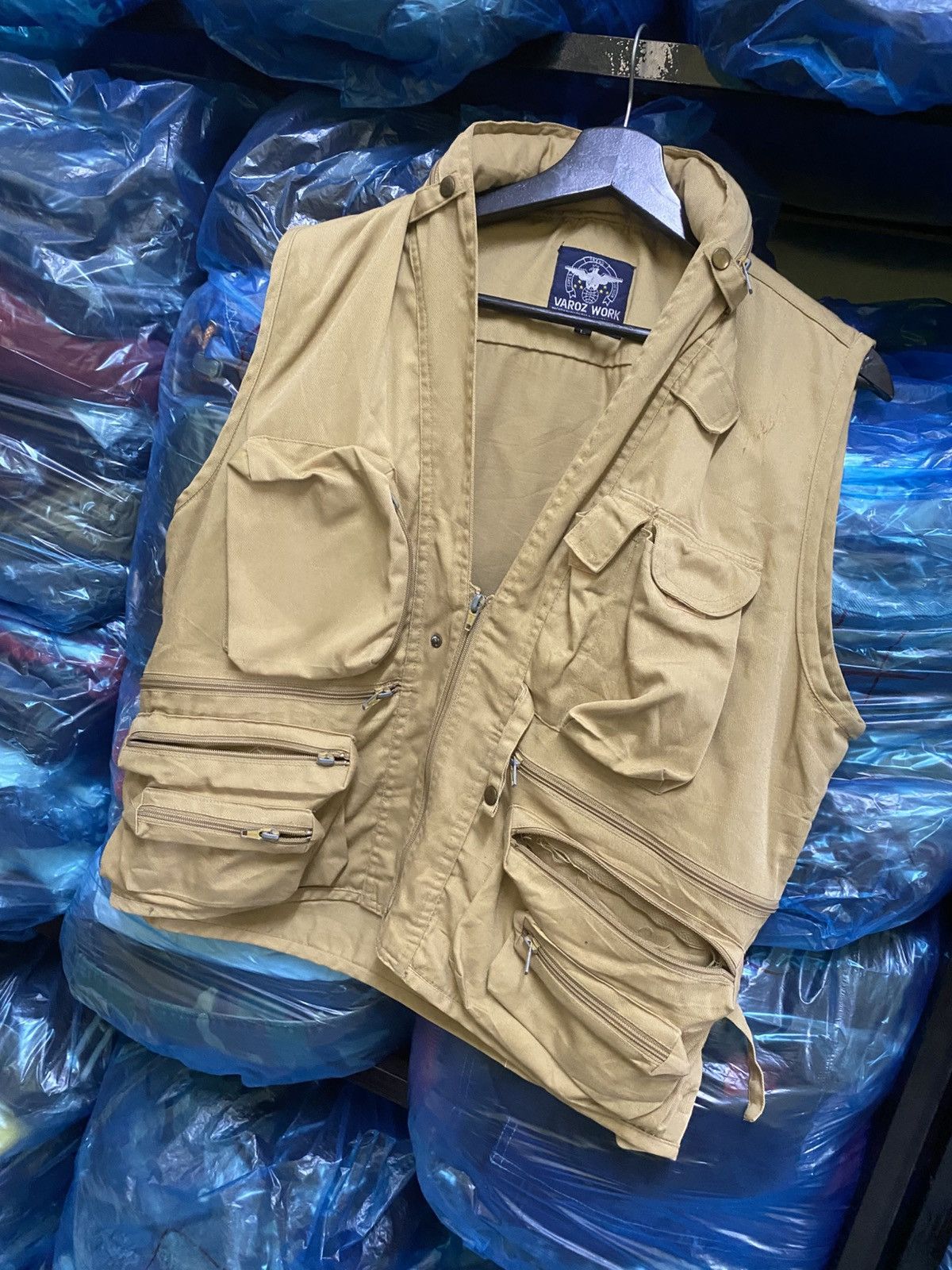 Other VINTAGE VAROZ WORK UTILITY VEST JACKET Size US L / EU 52-54 / 3 - 2 Thumbnail