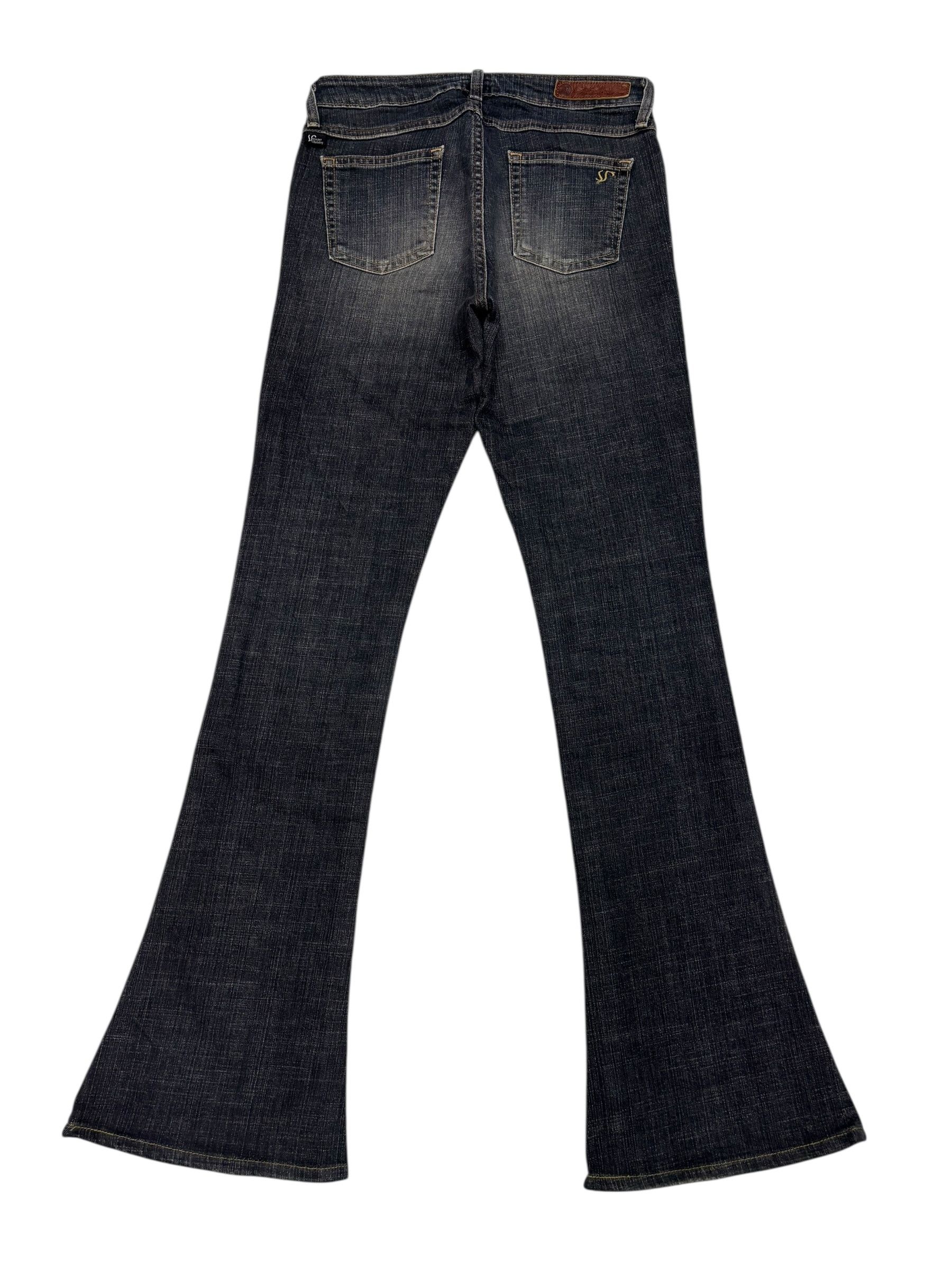 Edwin 💥 VIENUS JEANS EDWIN FLARED BOOTCUT DISTRESS DENIM JEANS Size 26" / US 2 / IT 38 - 8 Thumbnail