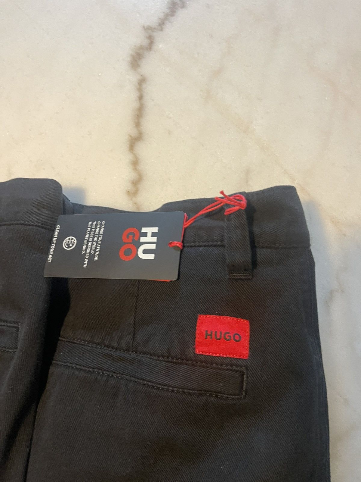 Hugo Boss Hugo boss mens black pants Zeebo New 32x32 Size US 32 / EU 48 - 17 Thumbnail