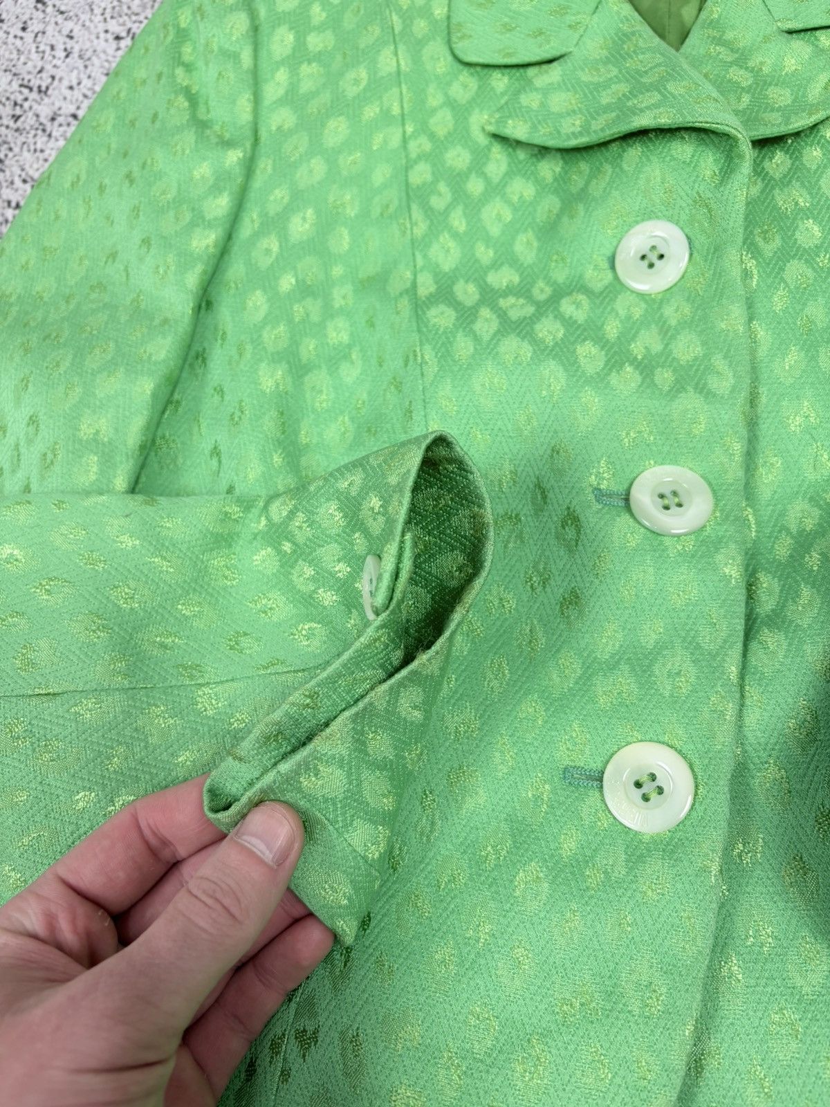 Versus Versace Vtg Versus Gianni Versace Mob Wife Skirt Suit 90s Archive Size 28" / US 6 / IT 42 - 7 Thumbnail