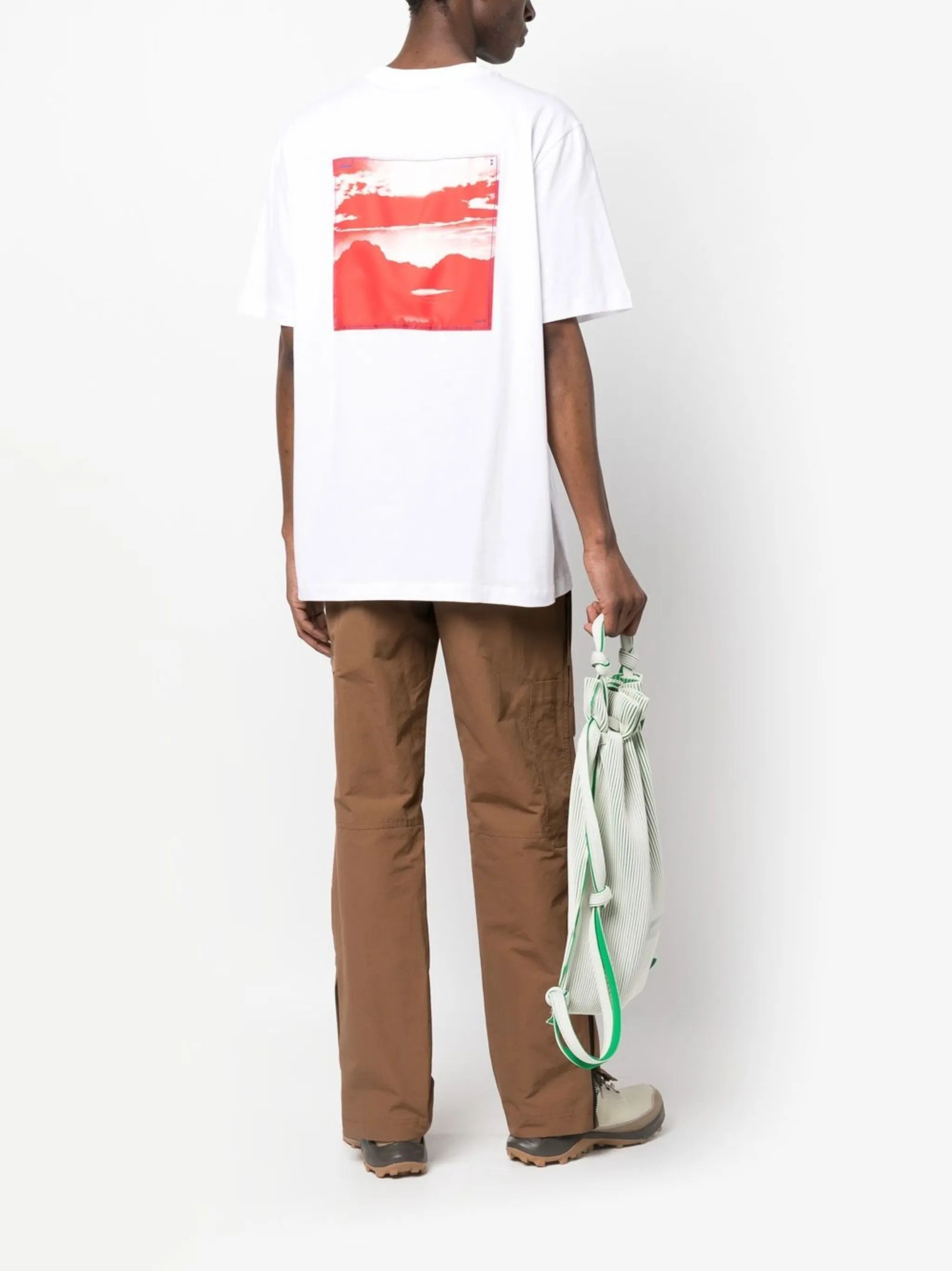 OAMC o1y0225 Logo Crewneck T-Shirt in White Size US XL / EU 56 / 4 - 5 Thumbnail