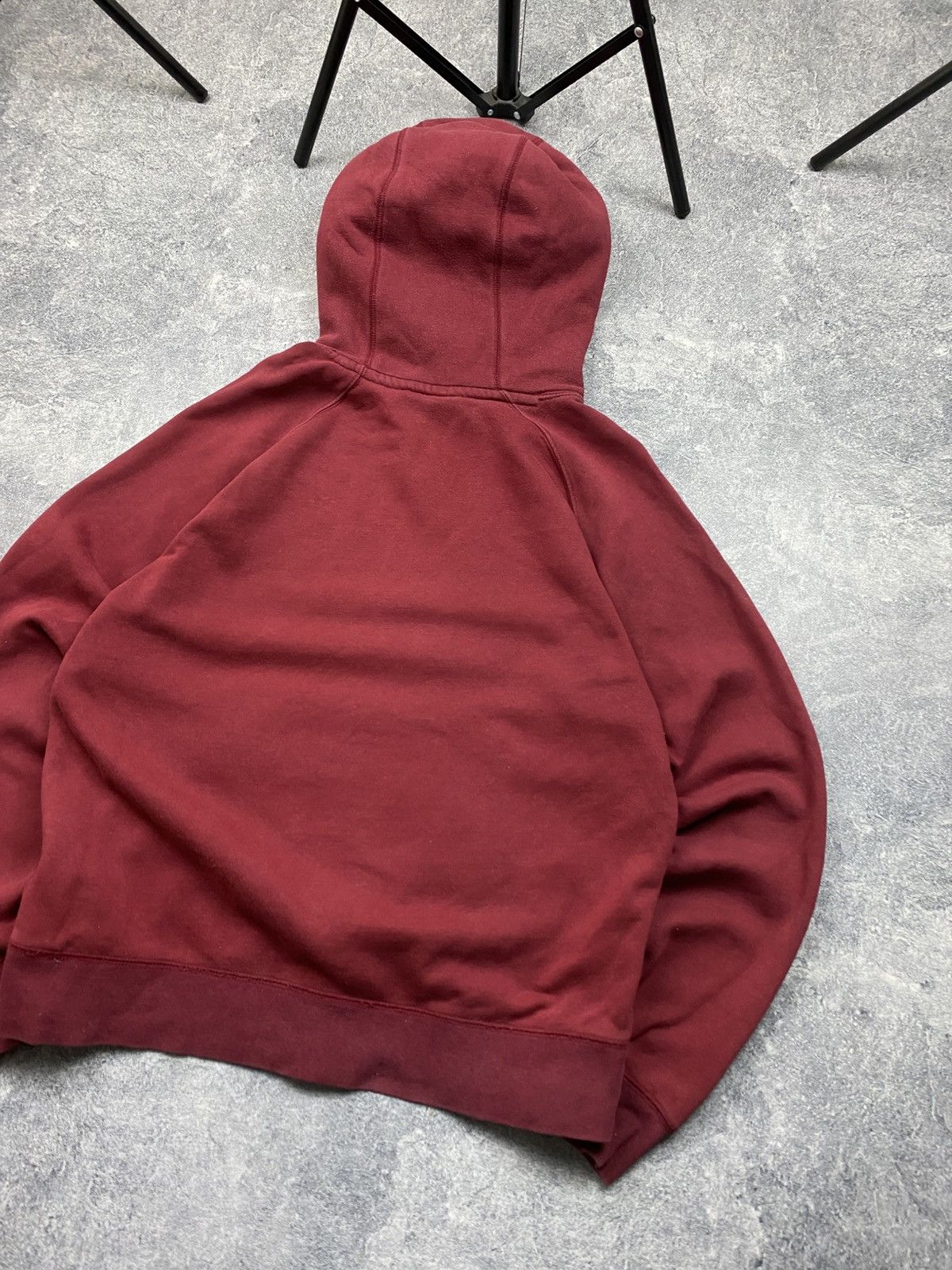 Nike × Vintage Vintage Nike Heavy Cotton Boxy Hoodie Big Logo Size US M / EU 48-50 / 2 - 4 Thumbnail