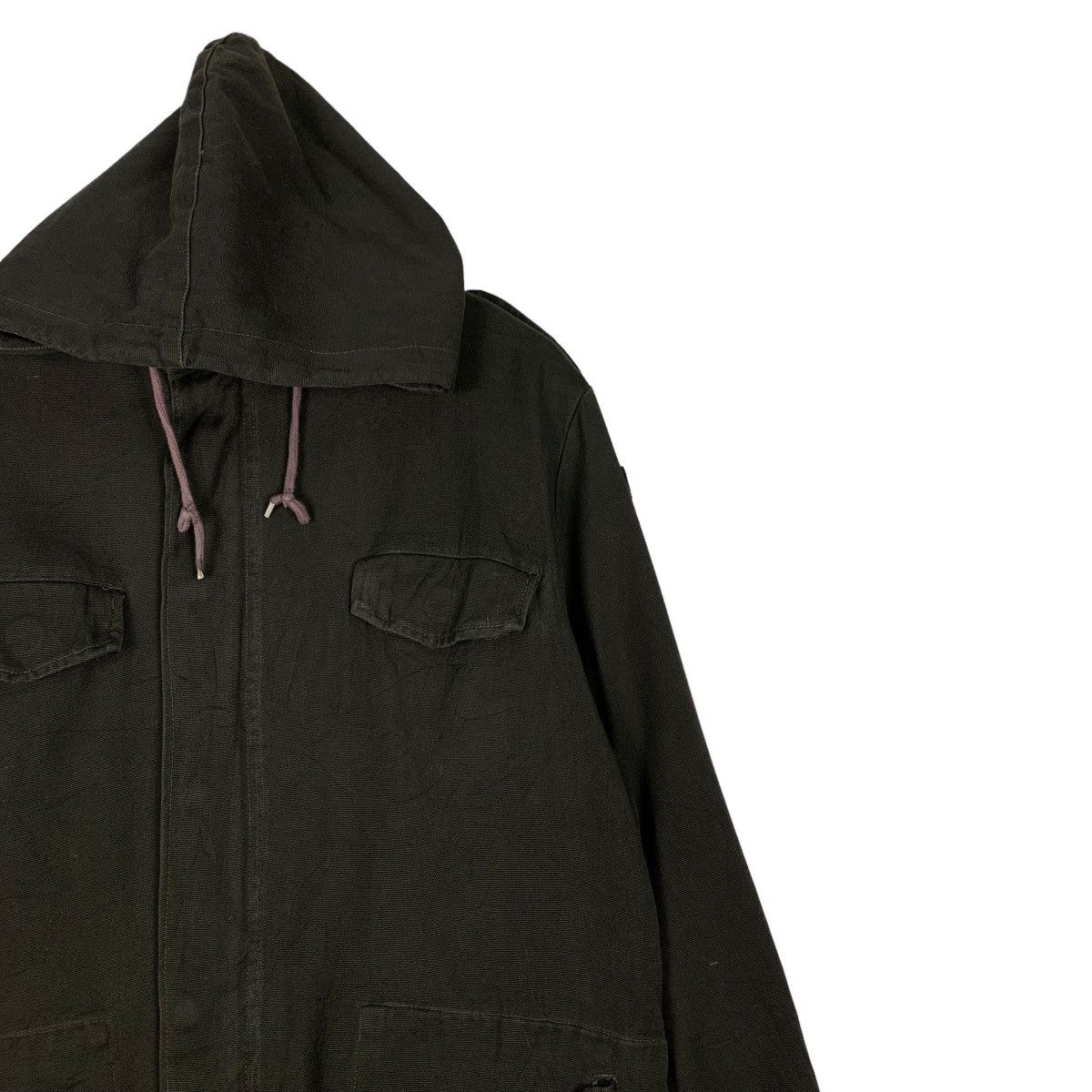 Japanese Brand SCHWARZ GUMU Hooded Jacket / Parka #0549-C25 Size US L / EU 52-54 / 3 - 5 Thumbnail