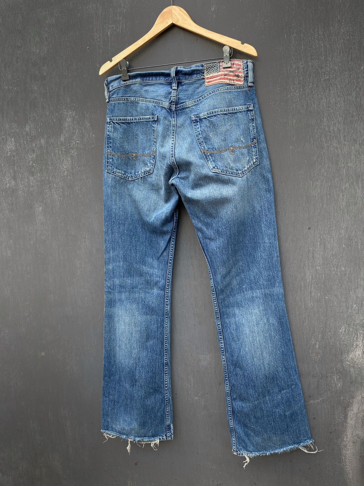 Polo Ralph Lauren Polo Ralph Lauren Darren distressed boot Denim size 32/34 Size US 32 / EU 48 - 2 Thumbnail