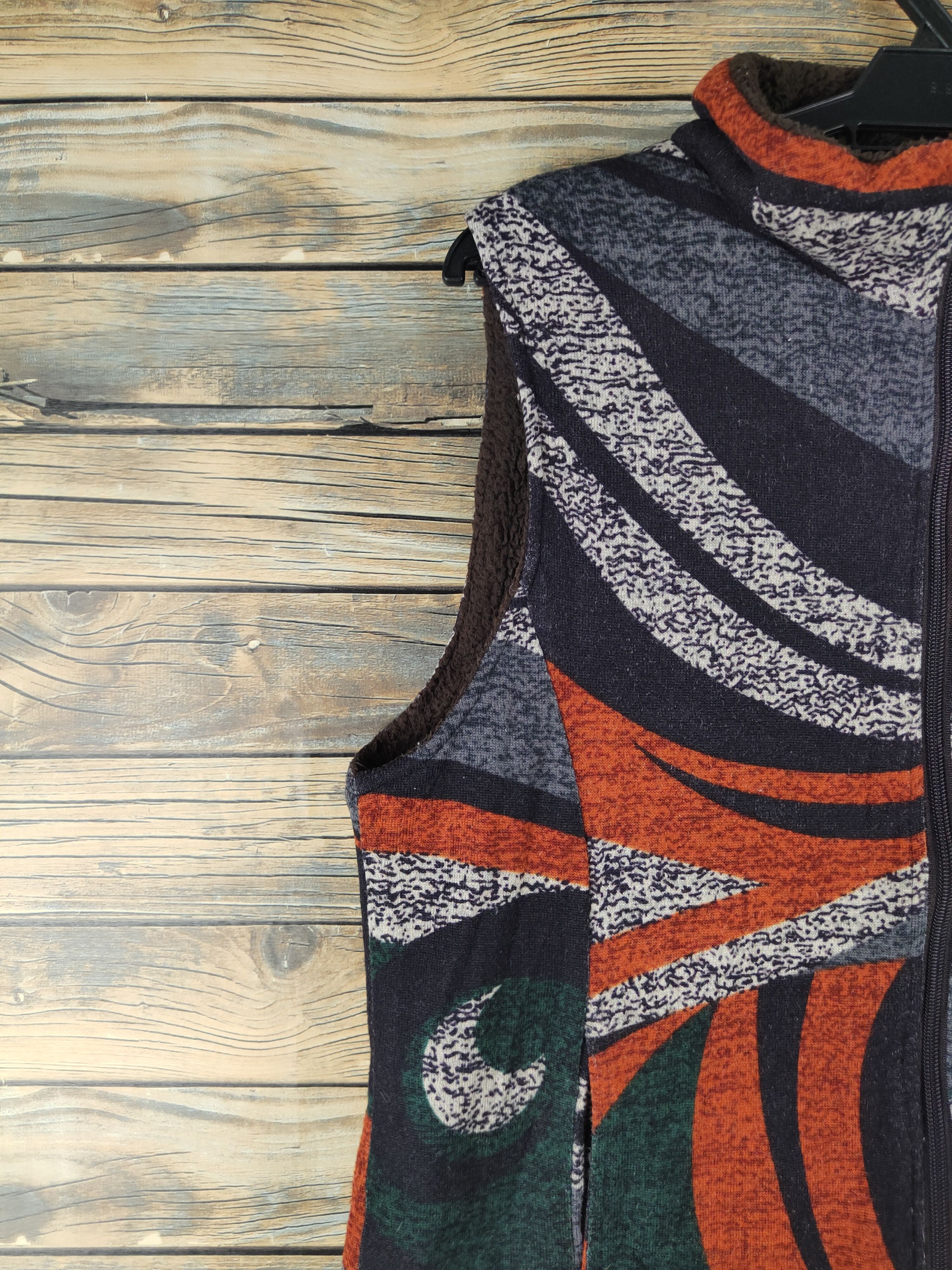 Japanese Brand × Vintage Episode Brown Art Knitwear Vests #1598 Size US M / EU 48-50 / 2 - 4 Thumbnail