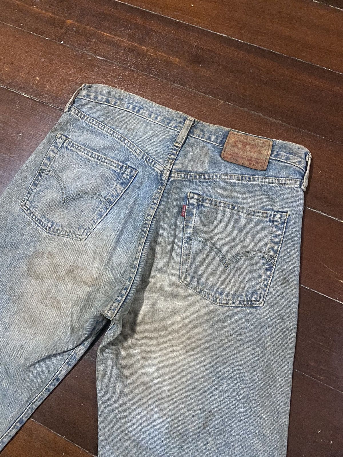 Levi's Vintage Levi’s 503B XX Big E lvc Redline Distressed 34X29 Size US 34 / EU 50 - 15 Thumbnail