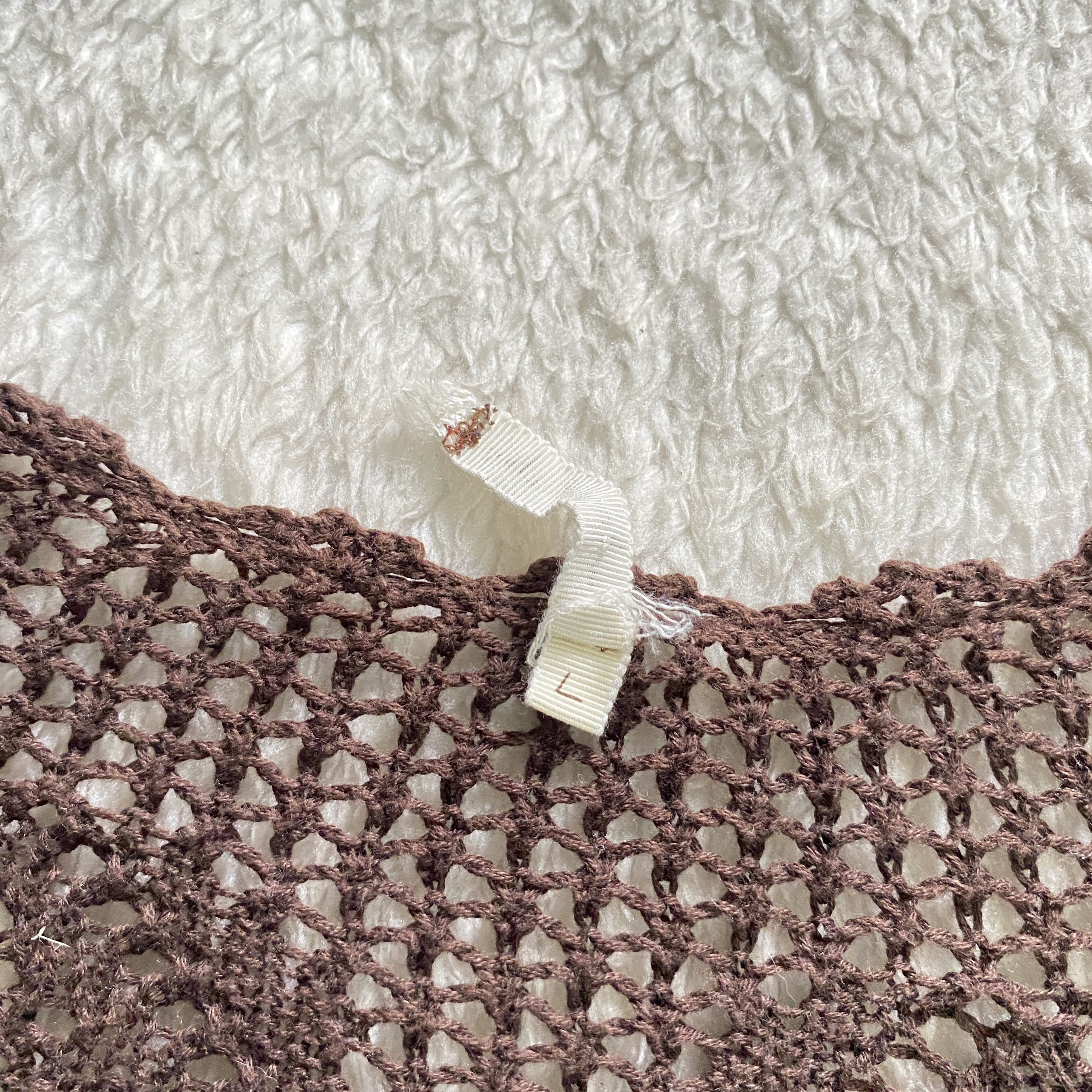 Other Boho Crochet Open Cardigan Sweater – Willow & Clay Size L / US 10 / IT 46 - 9 Thumbnail