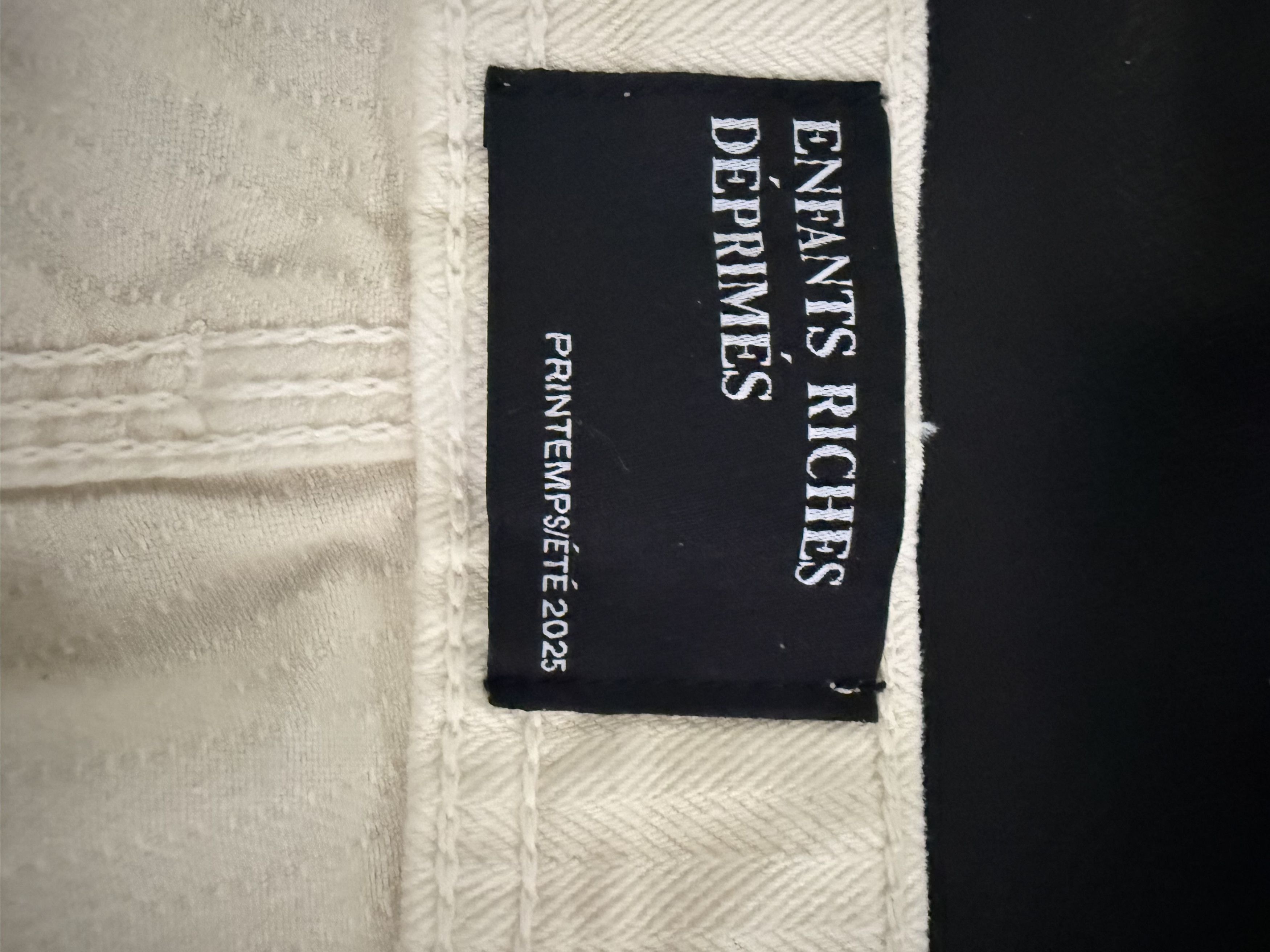 Enfants Riches Deprimes Off-White Double Knee Paint Denim Trousers Size US 30 / EU 46 - 18 Thumbnail