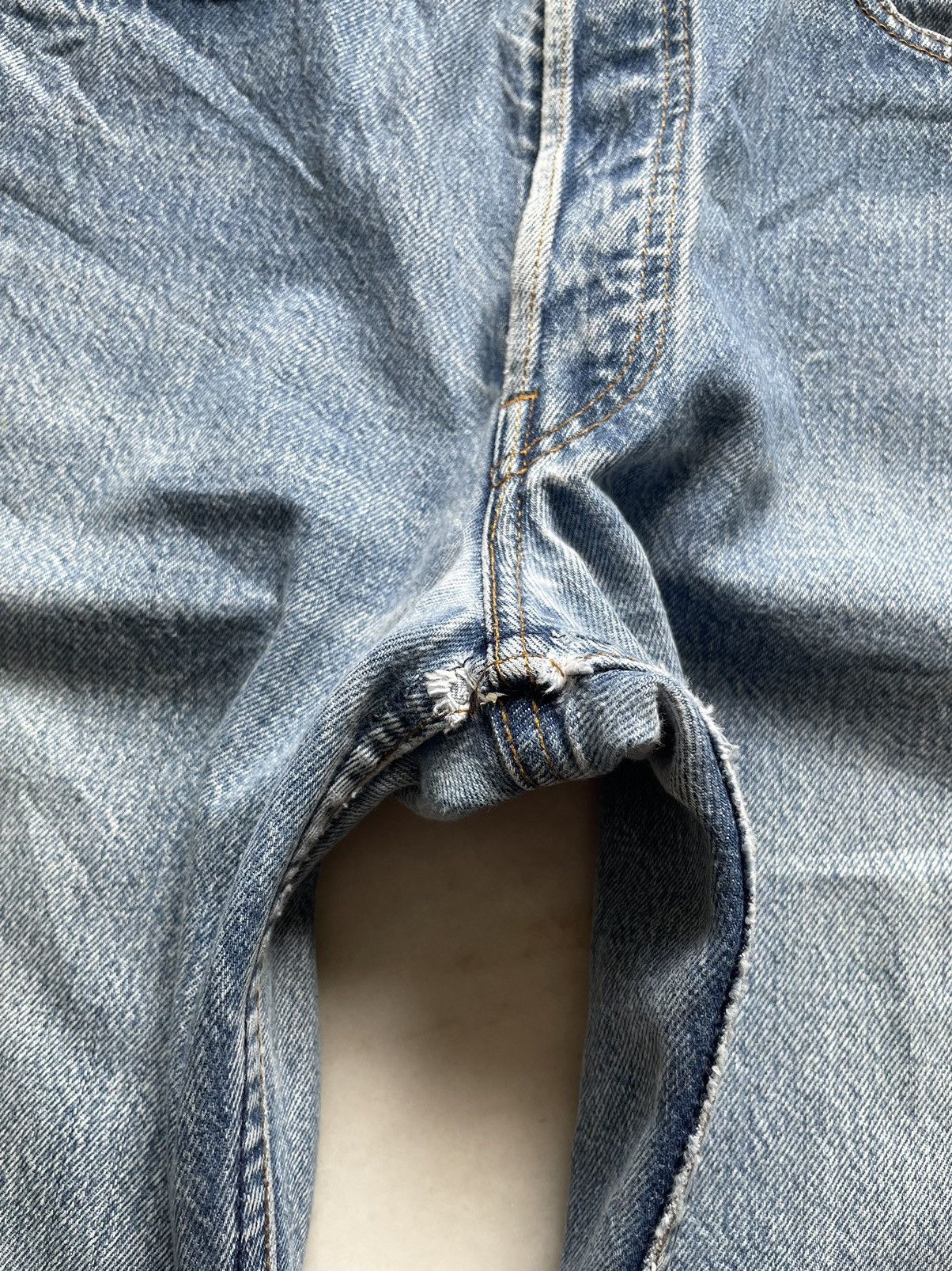 Levi's Vintage 80s Levis 501 light blue washed Jeans 32x30 Size US 32 / EU 48 - 6 Thumbnail