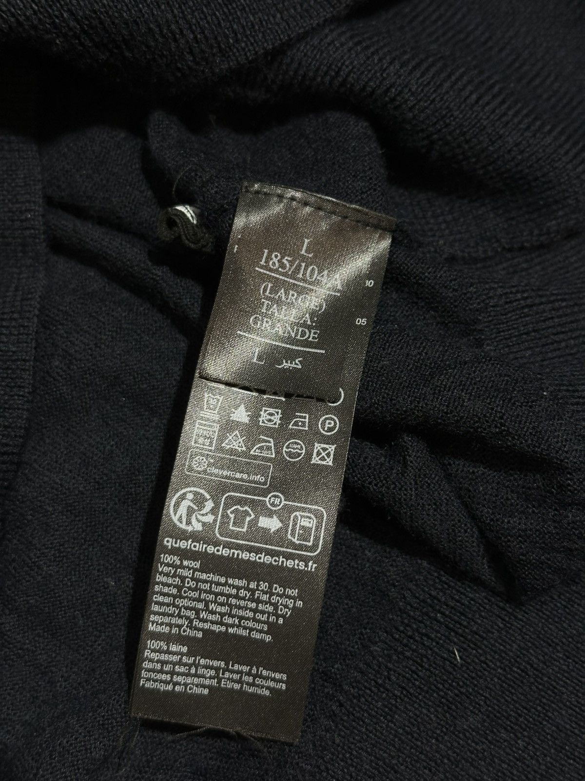 Allsaints AllSaints "Mode" Merino Wool Crew Jumper Size US L / EU 52-54 / 3 - 6 Thumbnail