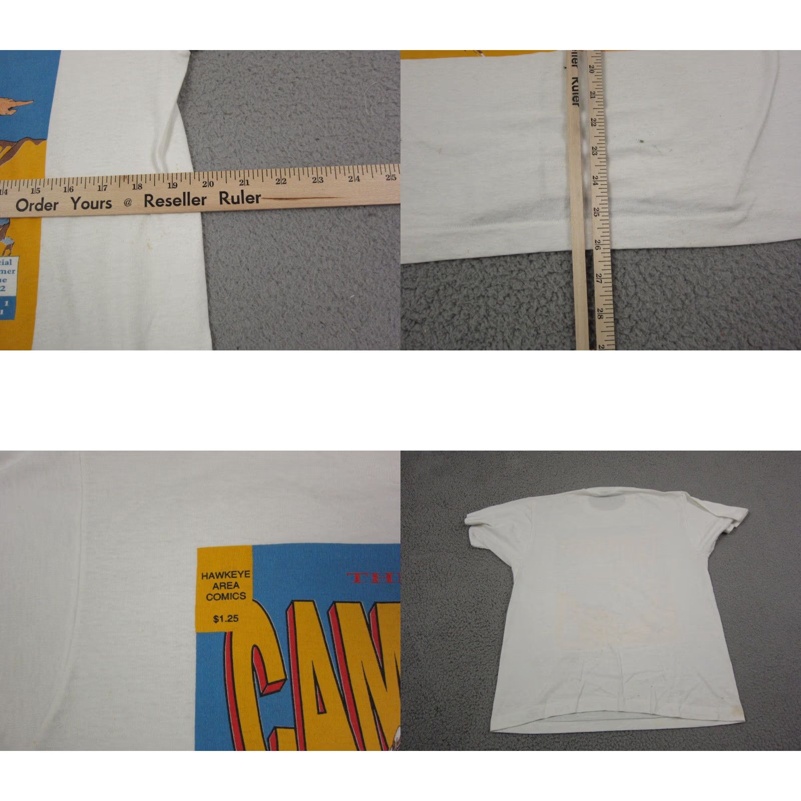 Vintage VINTAGE Screen Stars Shirt Mens Large White Single Stitch Made in USA Comic Book Shirt Mens Large White Screen Stars 70s USA Size US L / EU 52-54 / 3 - 8 Thumbnail