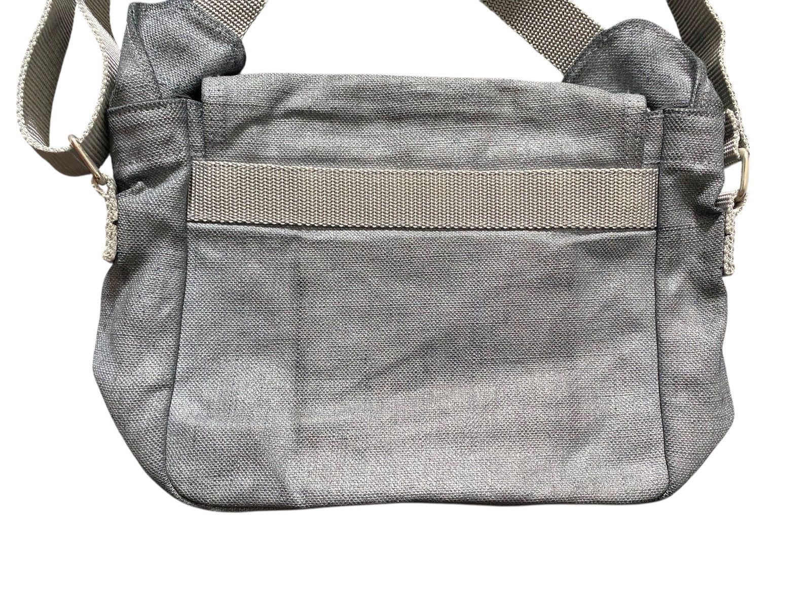 A.P.C. A.P.C Silver paint coated Canvas Sling Bag Size ONE SIZE - 6 Thumbnail