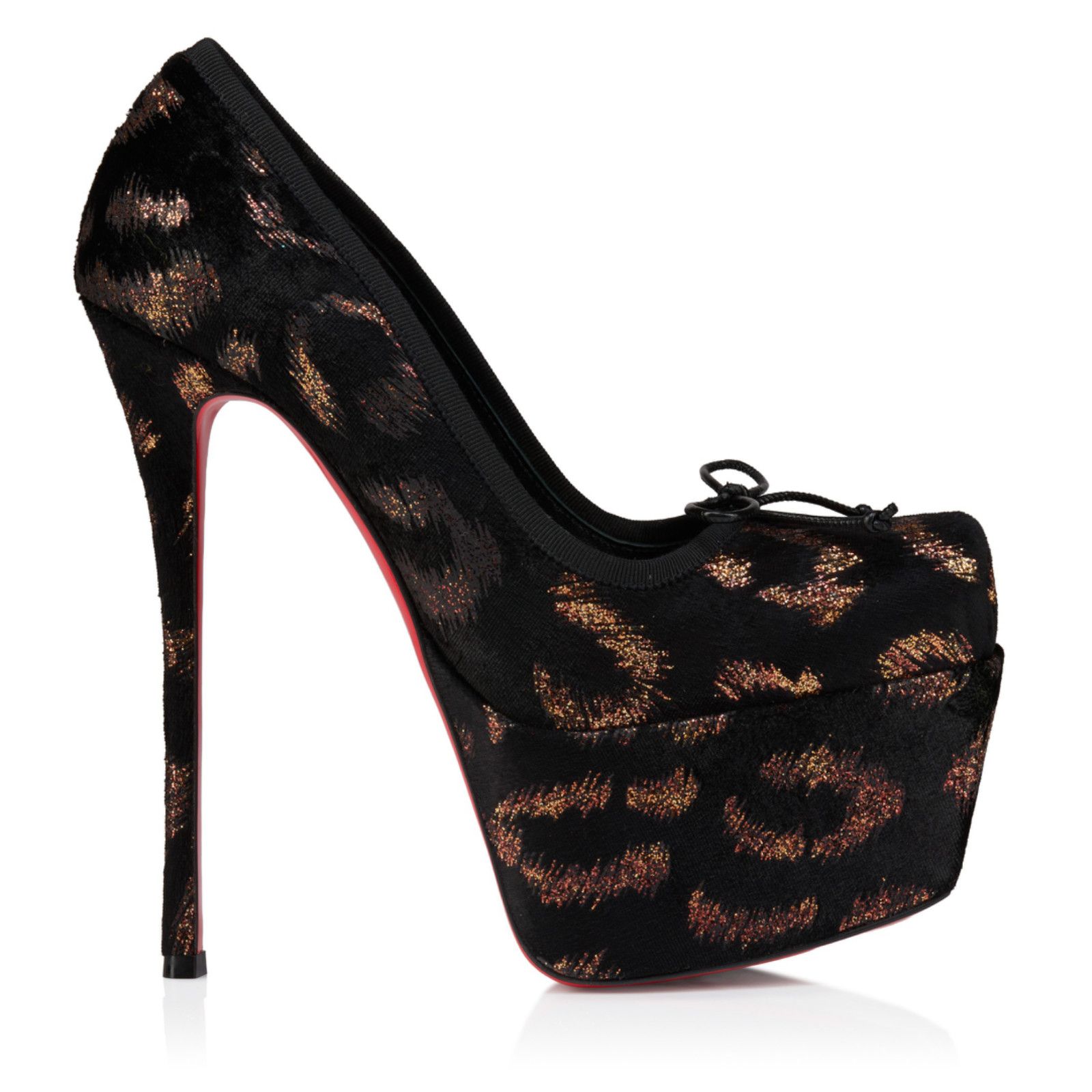 Christian Louboutin Christian Louboutin Cassia Nodo Alta Black Platform Pump 36 Size US 5 / IT 35 - 1 Thumbnail