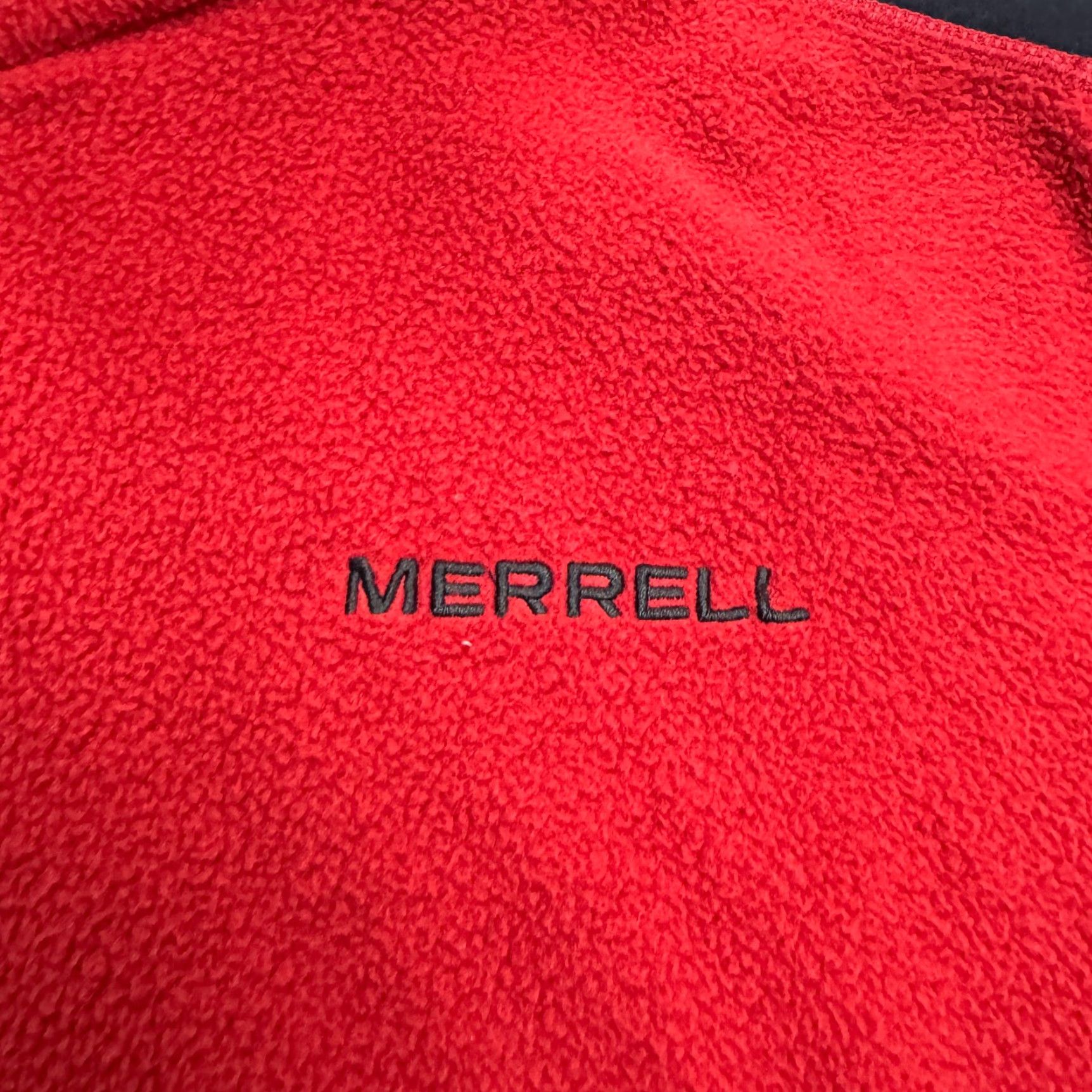 Merrell Merrell Jacket Pullover 1/4 Zip Fleece Mens S Red Outdoor Adventure Trail Casual Outdoor Mens Size US S / EU 44-46 / 1 - 5 Thumbnail