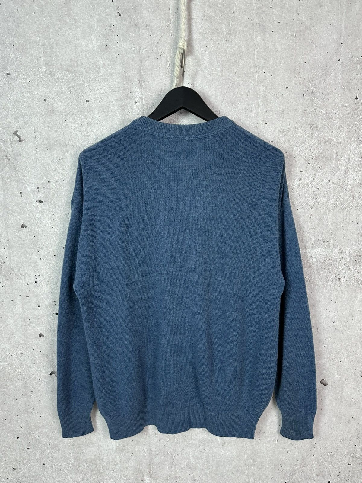 Lacoste × Vintage Lacoste Chemise Vintage Made in France Blue Knit Sweater Size US L / EU 52-54 / 3 - 6 Thumbnail