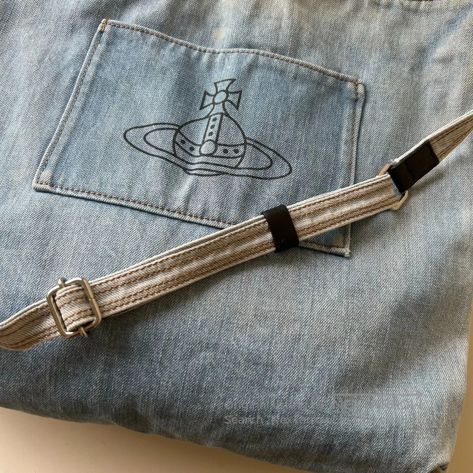 Other Vivienne Westwood Skull Denim Crossbody Bag. Size ONE SIZE - 7 Thumbnail