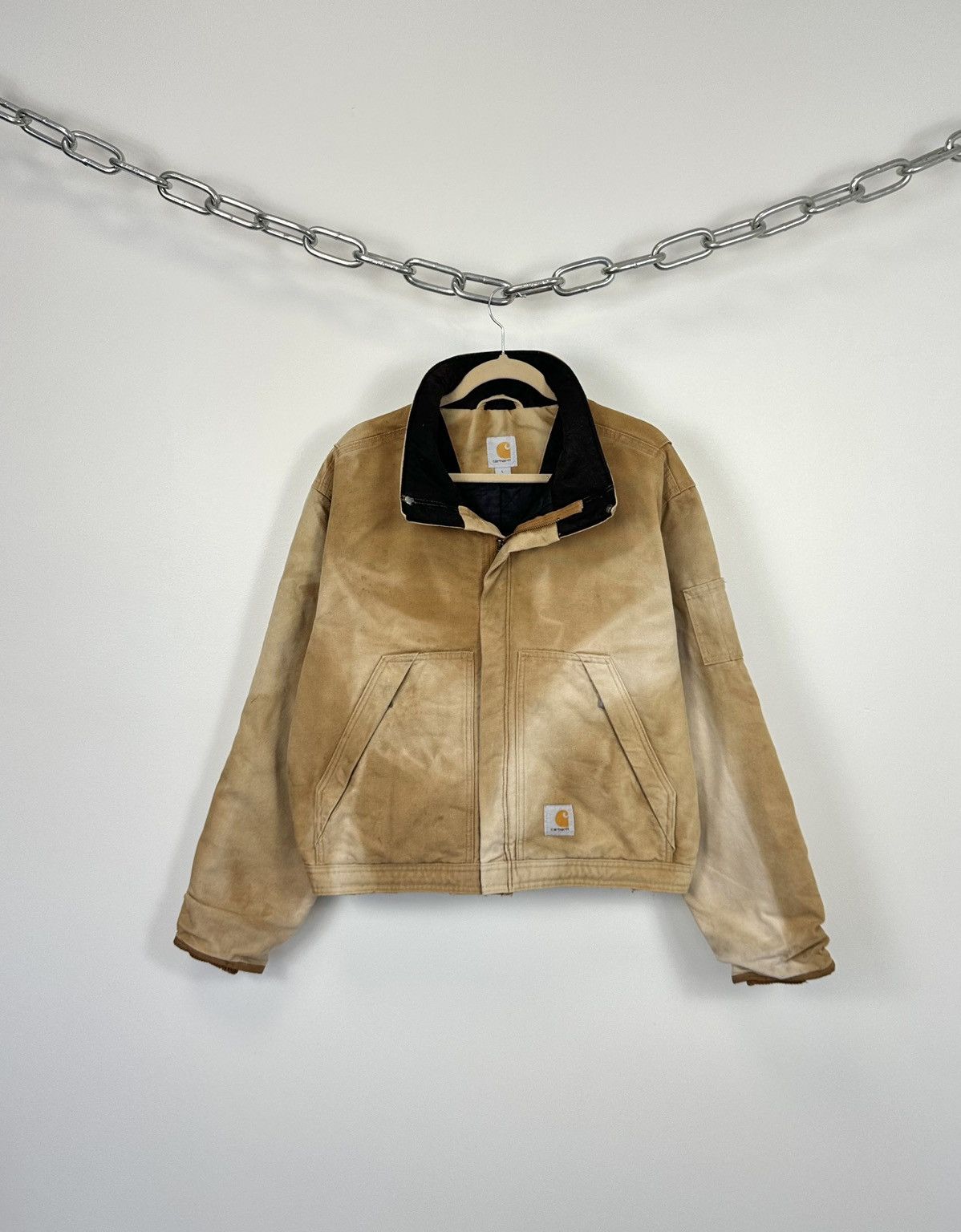 Vintage 90s Carhartt USA Distressed Boxy Hype Detroit Jacket
