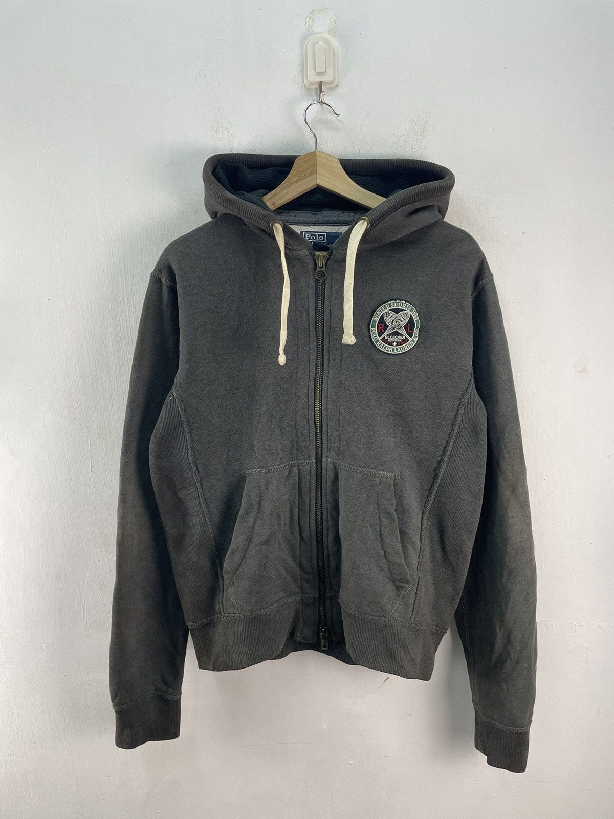 Polo Ralph Lauren Vintage 90s Polo Ralph Lauren Hoodie Winter Sport Blecker NY Size US S / EU 44-46 / 1 - 3 Thumbnail