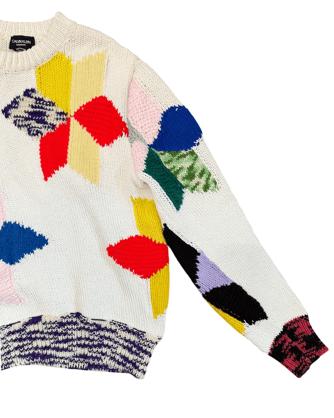 Calvin Klein 205W39NYC Calvin Klein 205W39NYC SS19 Multi Color Sweater Size US L / EU 52-54 / 3 - 7 Thumbnail