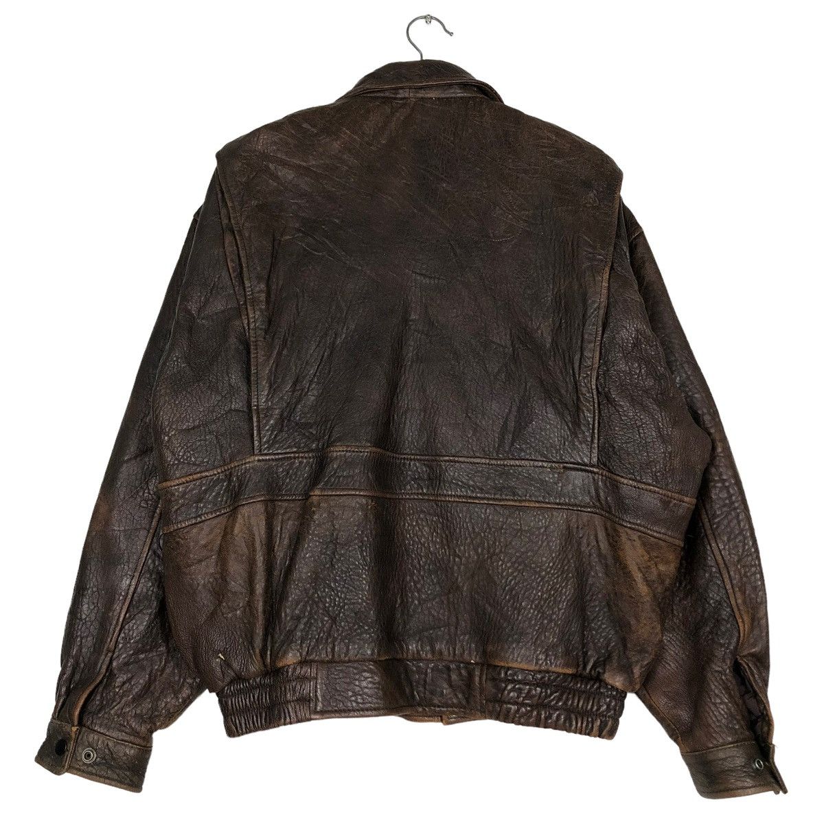Genuine Leather 🔥VINTAGE FLY LEATHER JACKET YARD SELECTION ISSEY MIYAKE Size US M / EU 48-50 / 2 - 8 Thumbnail