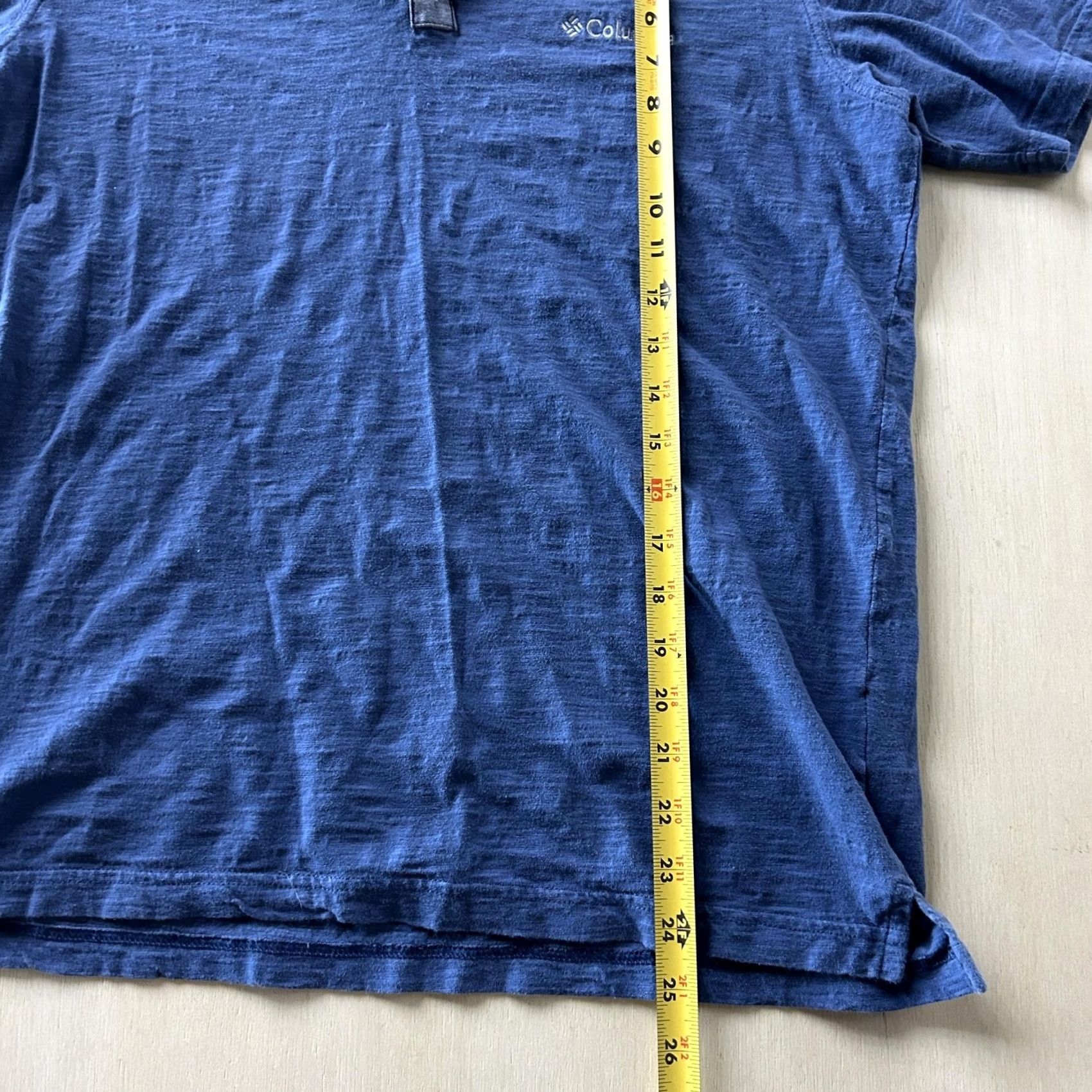 Vintage Columbia Polo Shirt Mens Medium Blue Chambray Collar Cotton Short Sleeve Casual Polo Shirt Mens M Blue Chambray Collar Cotton Short Sleeve Casual Size US M / EU 48-50 / 2 - 5 Thumbnail
