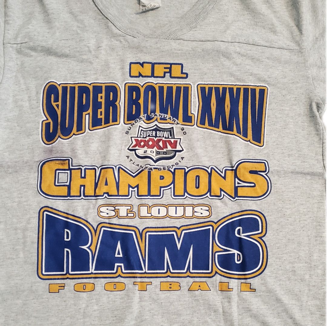 NFL × Vintage 1999 St. Louis Rams Champions Youth T-Shirt/Crop Top Size S / US 4 / IT 40 - 2 Thumbnail