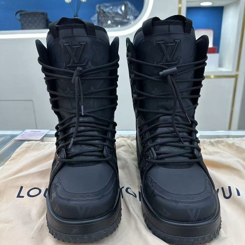 Louis Vuitton Louis Vuitton Trainer Snow Black Winter Boots -2508 Size US 8 / EU 41 - 2 Thumbnail