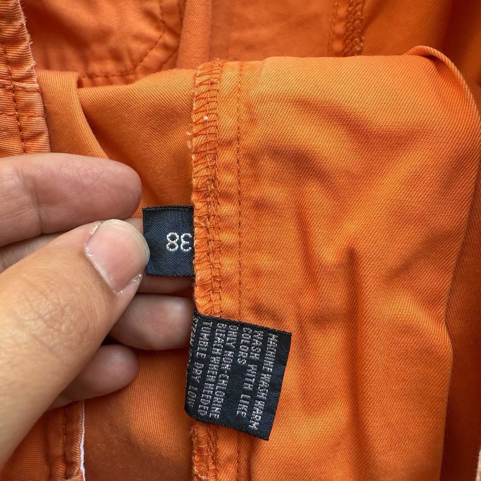Polo Ralph Lauren × Vintage Vintage Polo Ralph Lauren Cargo Shorts 38 Orange Paratrooper Size US 38 / EU 54 - 6 Thumbnail