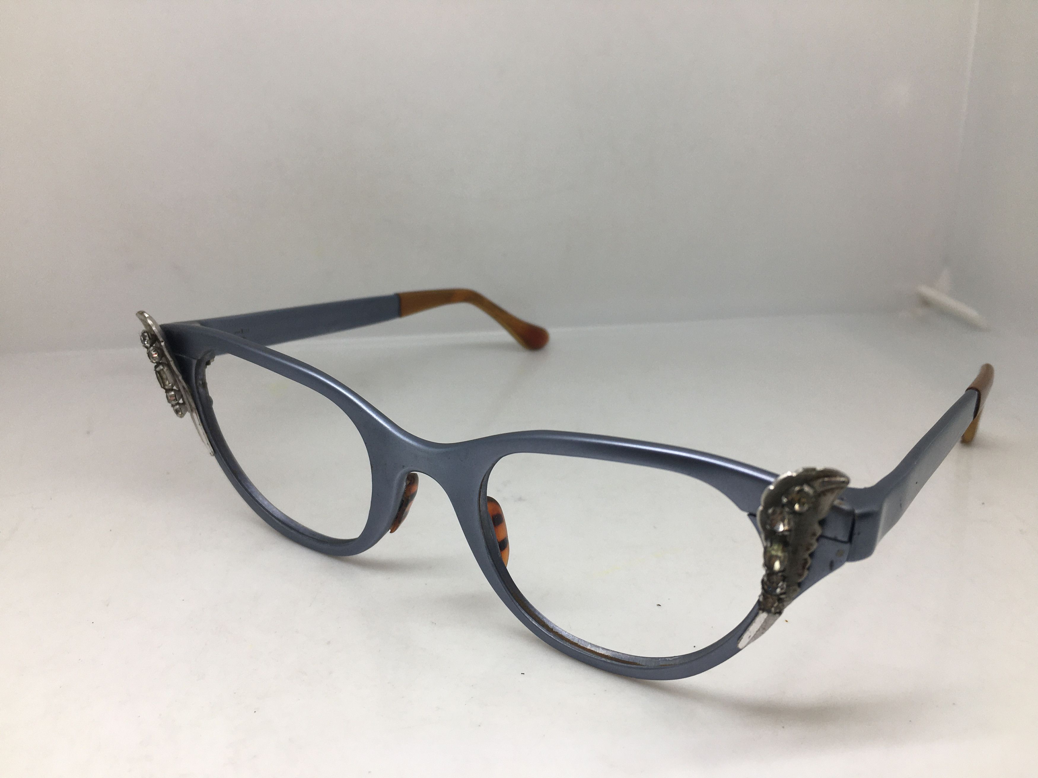 Vintage Vintage 50 AluminiumTura Cateye Diva Girls Eyeglasses Size ONE SIZE - 3 Thumbnail