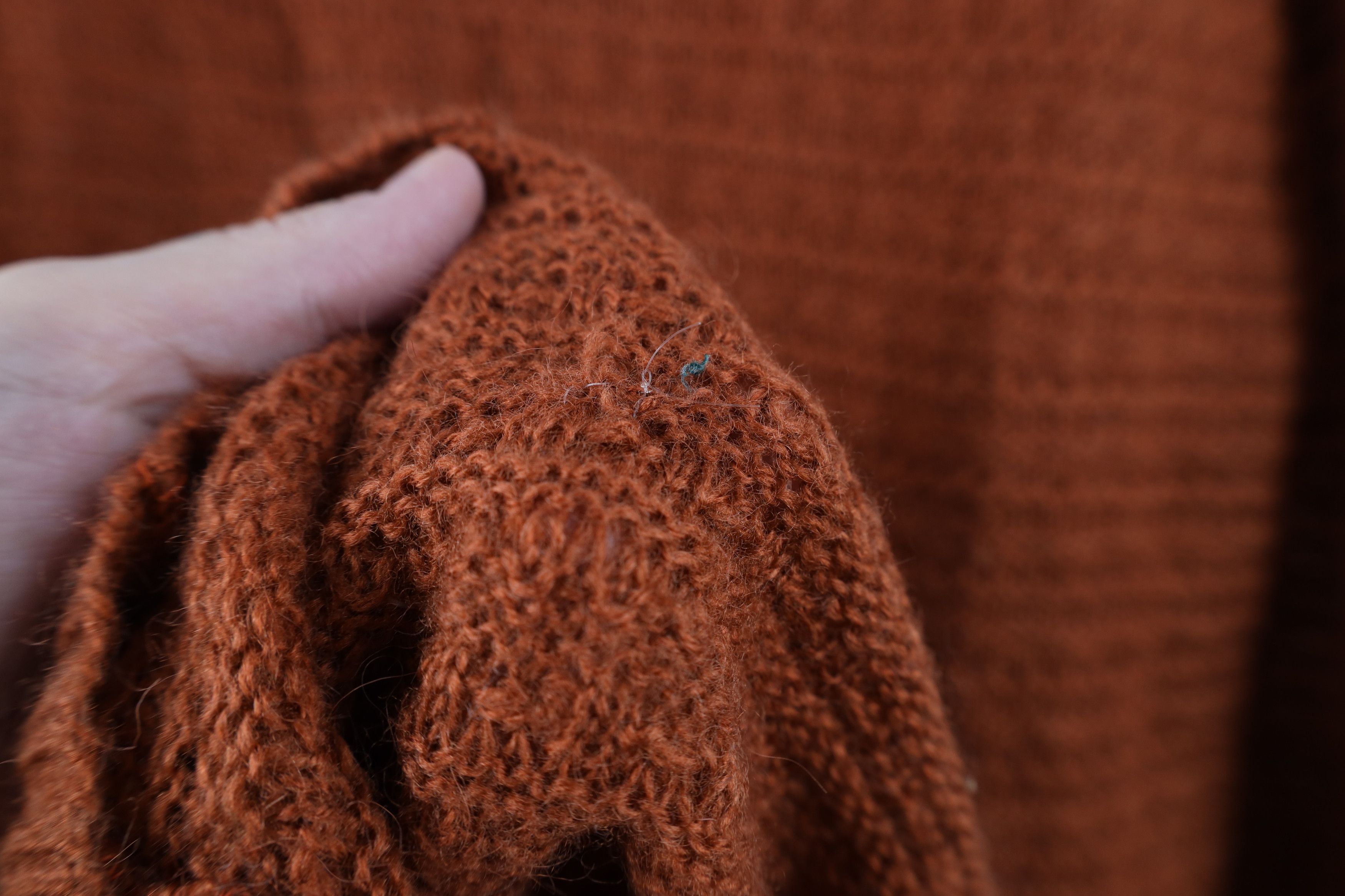 Vintage Vintage 70s 80s Streetwear Wool Blend Knit Sweater Copper Size XL / US 12-14 / IT 48-50 - 6 Thumbnail