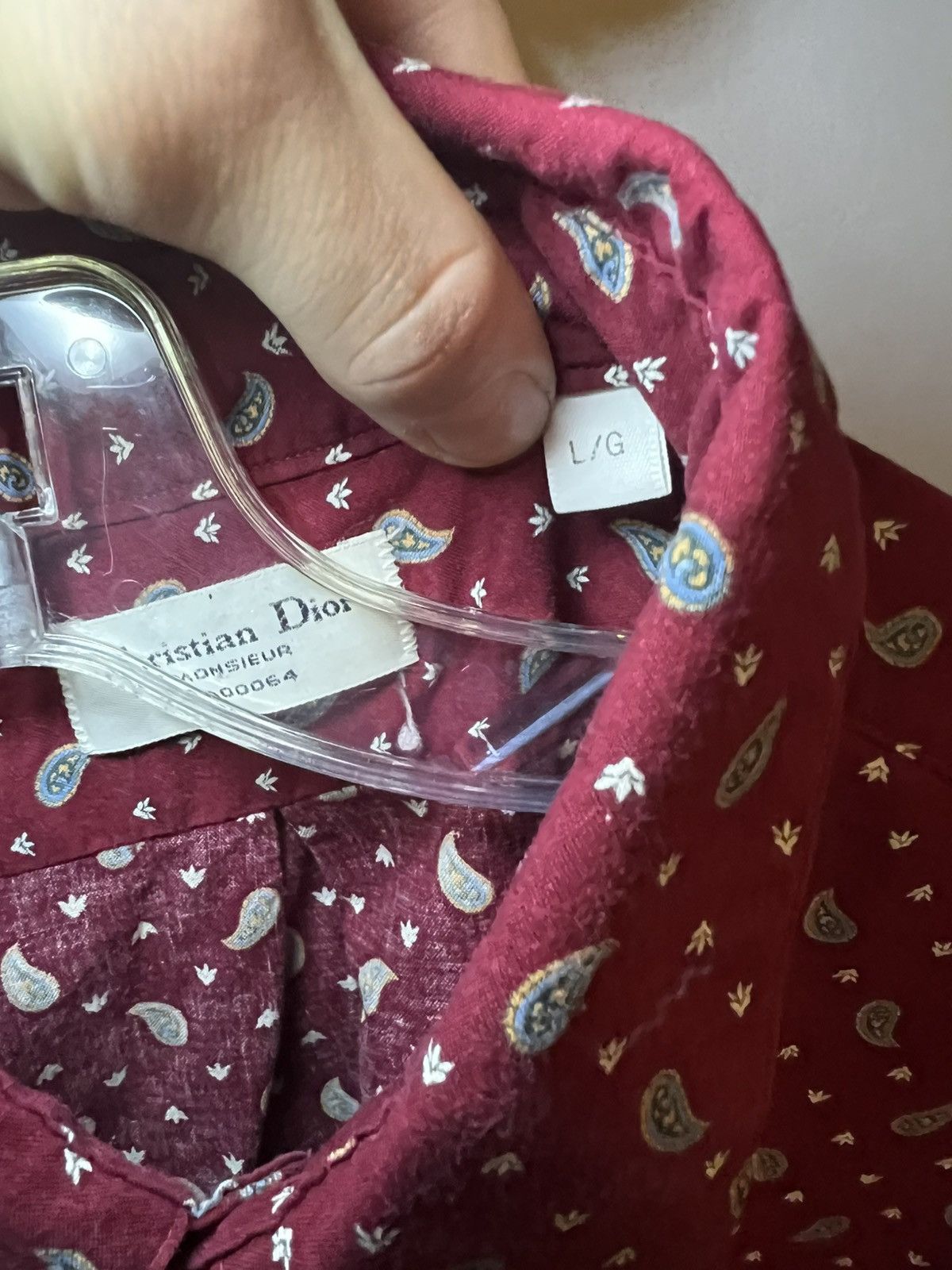 Christian Dior Monsieur Vintage Christian Dior Monsieur paisley button up longsleeve Size US L / EU 52-54 / 3 - 4 Thumbnail