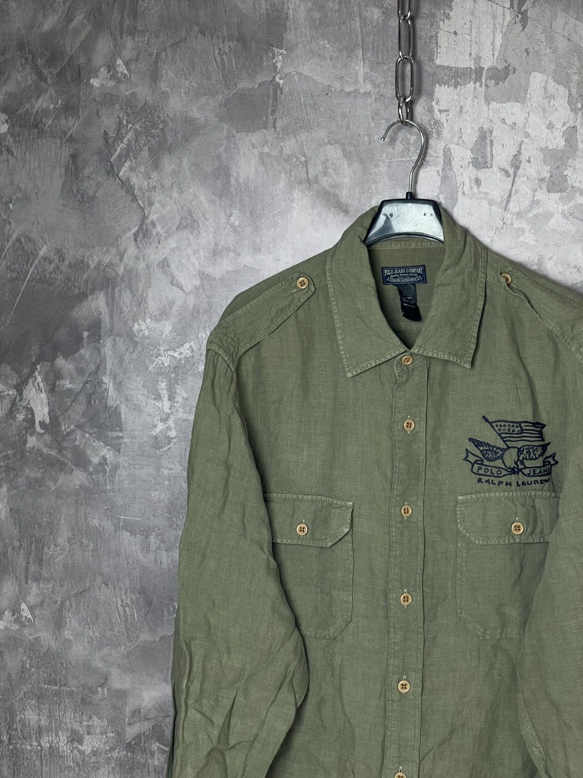 Polo Ralph Lauren × Ralph Lauren × Vintage Polo Ralph Lauren casual over shirt jacket quilt Size US L / EU 52-54 / 3 - 3 Thumbnail