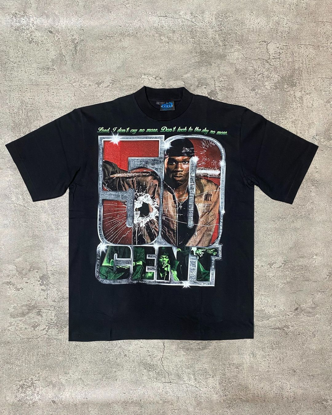 Rap Tees × Vintage 50 Cent Raptees Bootlegtee Size US XL / EU 56 / 4 - 1 Thumbnail