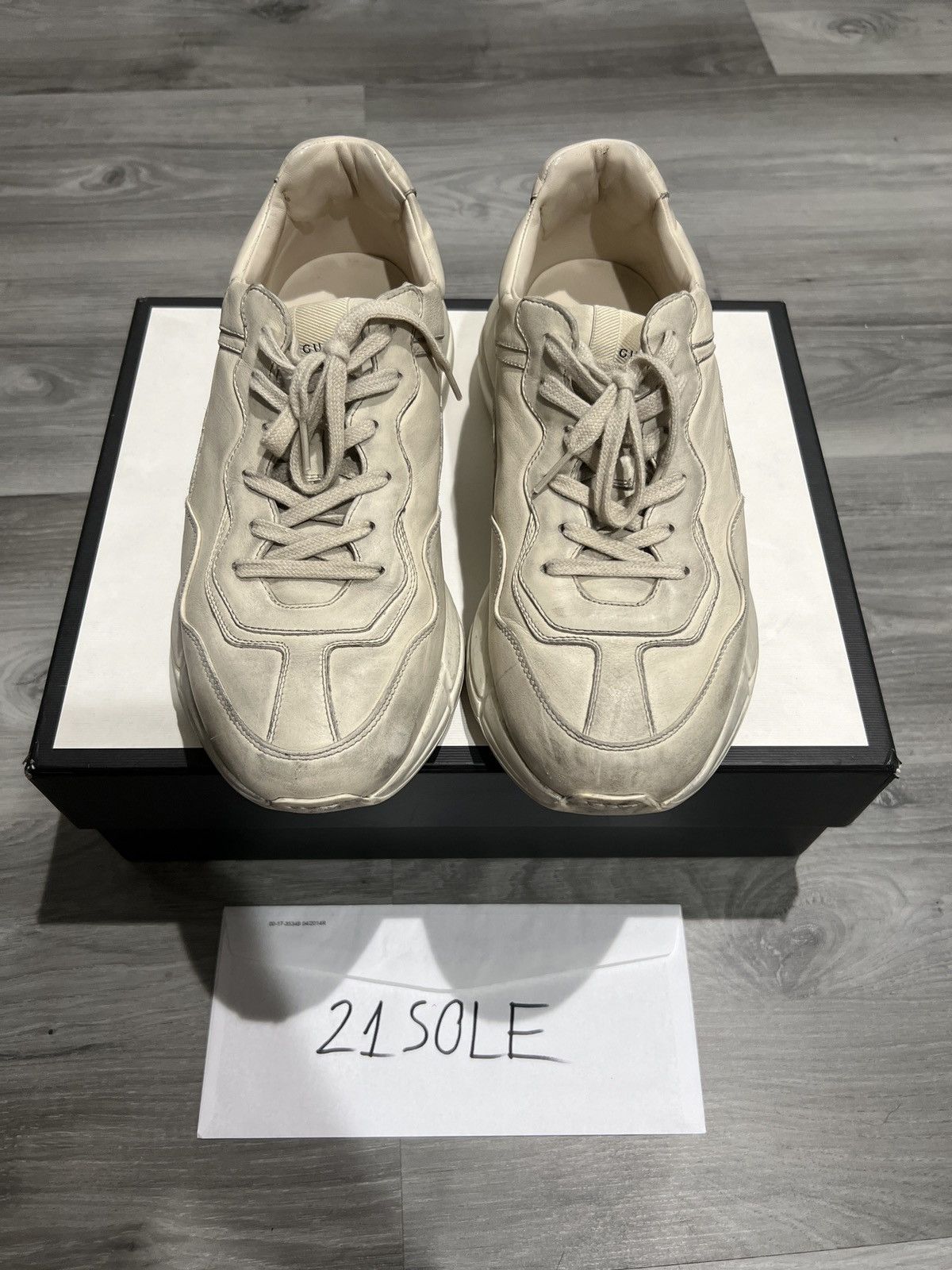 Gucci Gucci Rhyton Ivory size 10 Size US 10 / EU 43 - 2 Thumbnail
