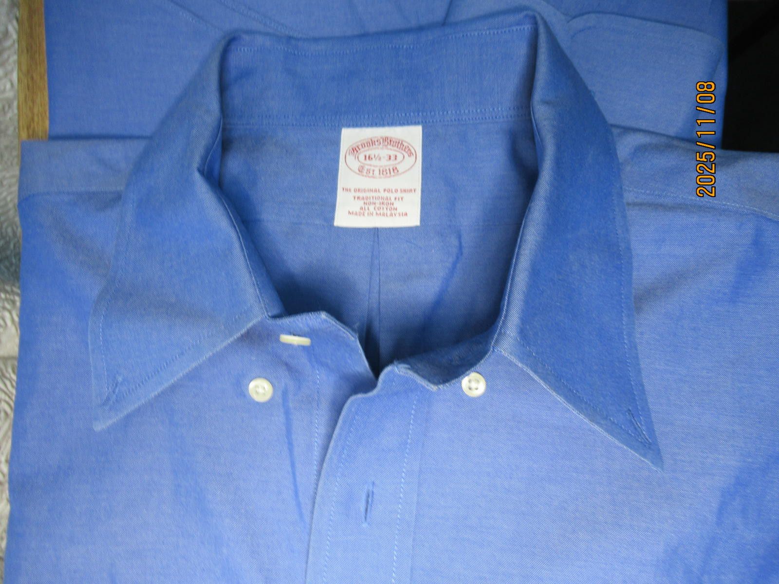 Brooks Brothers Brooks Brothers "Original Polo Shirt" Size:16 1/2-33 Size US M / EU 48-50 / 2 - 2 Thumbnail