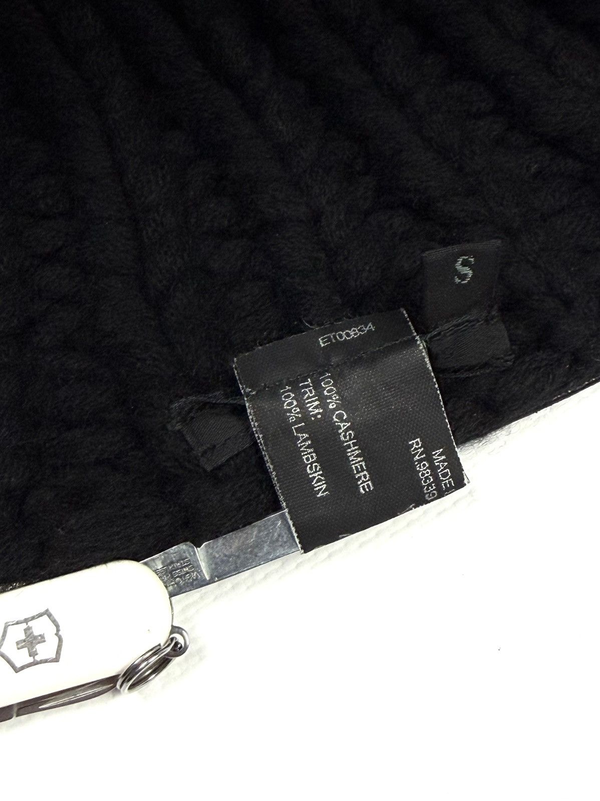 Prada Prada Archive Cashmere Knit Beanie Leather Belt Strap Hat Size ONE SIZE - 15 Thumbnail
