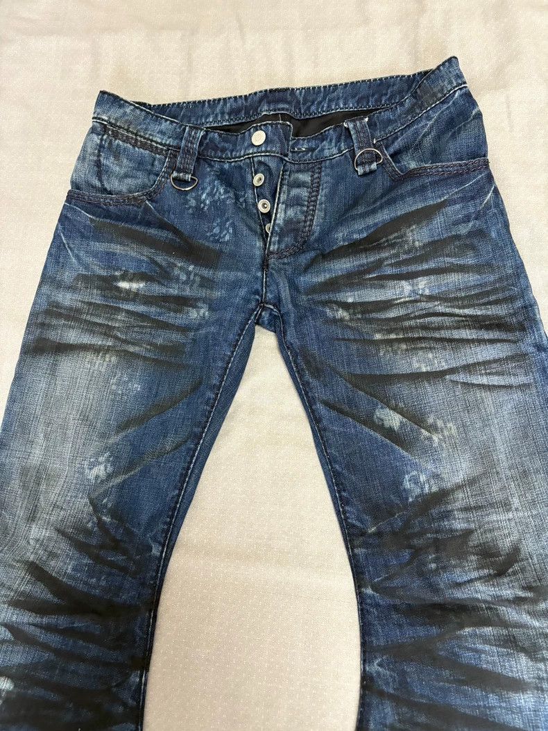 Yohji Yamamoto Vintage Buffalo Bobs Distressed Denim Pants-2506 Size 28" / US 6 / IT 42 - 5 Thumbnail