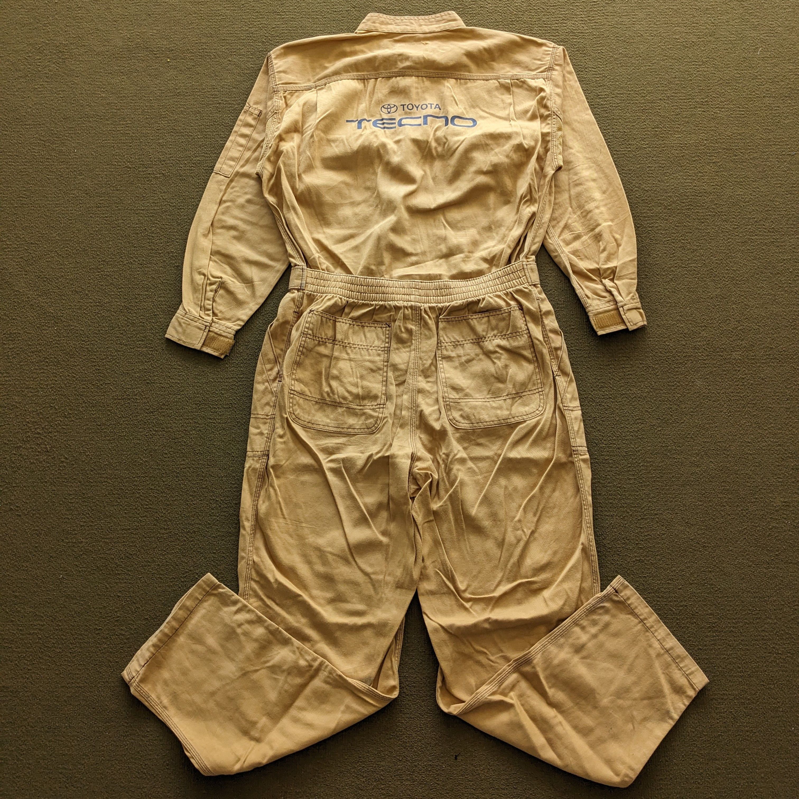 Vintage Vintage TOYOTA TECNO Racing Coverall Workwear Jacket Size US M / EU 48-50 / 2 - 1 Thumbnail