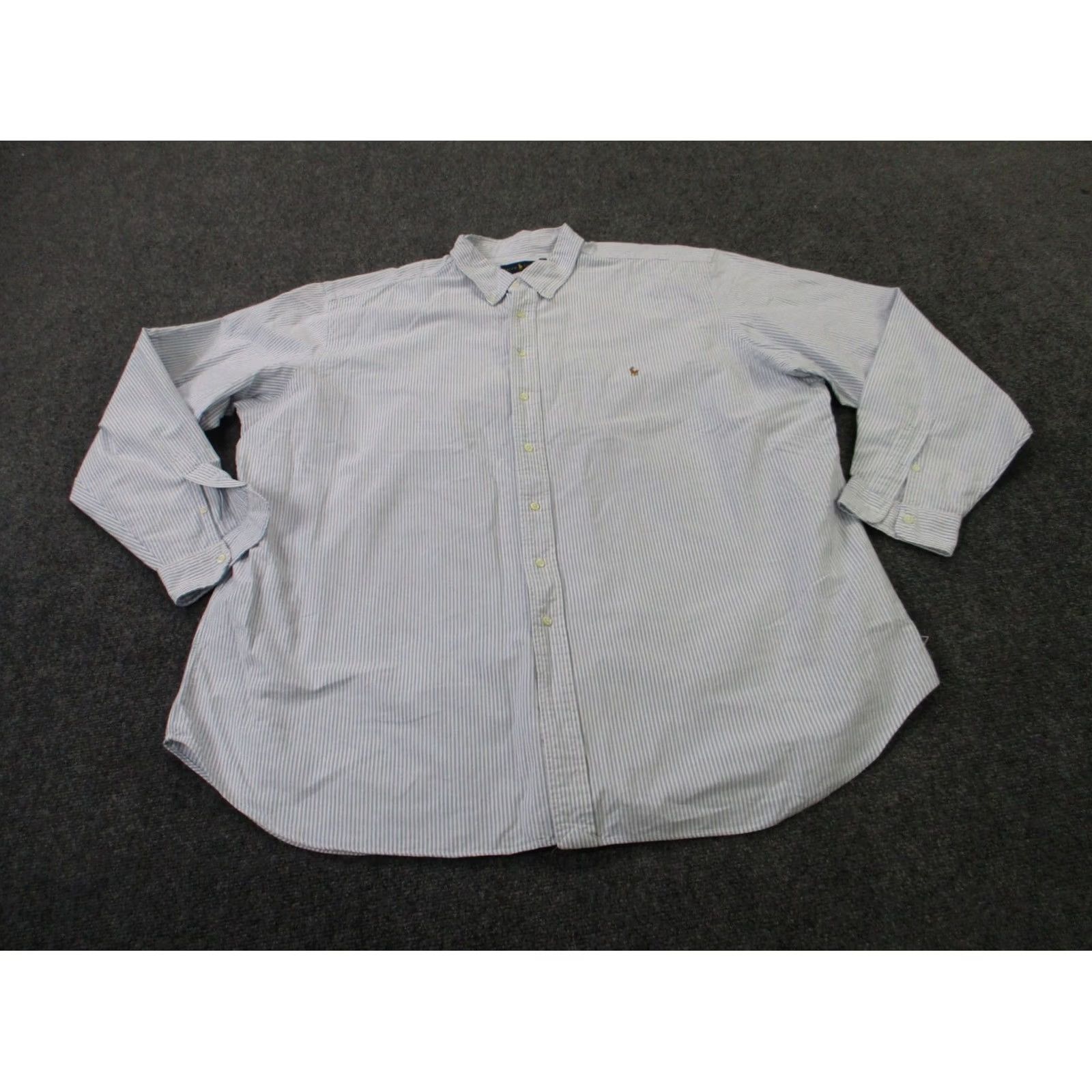 Polo Ralph Lauren Polo Ralph Lauren Shirt Men 3XLT Striped Classic Pony Logo Golf Business Preppy Size US XXL / EU 58 / 5 - 2 Thumbnail