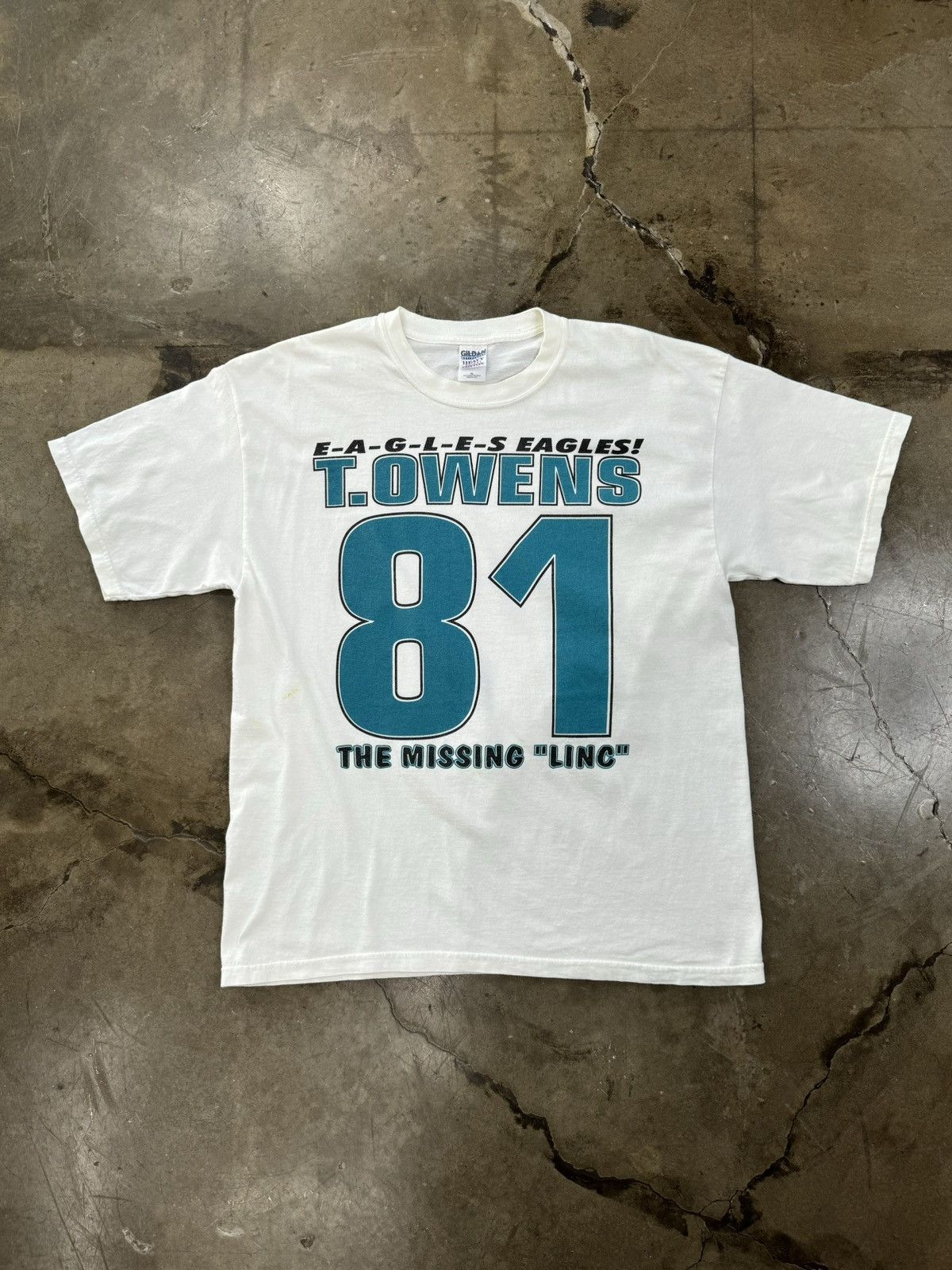 Vintage Vintage 81 Eagles T. Owens Tee Size US XL / EU 56 / 4 - 2 Thumbnail
