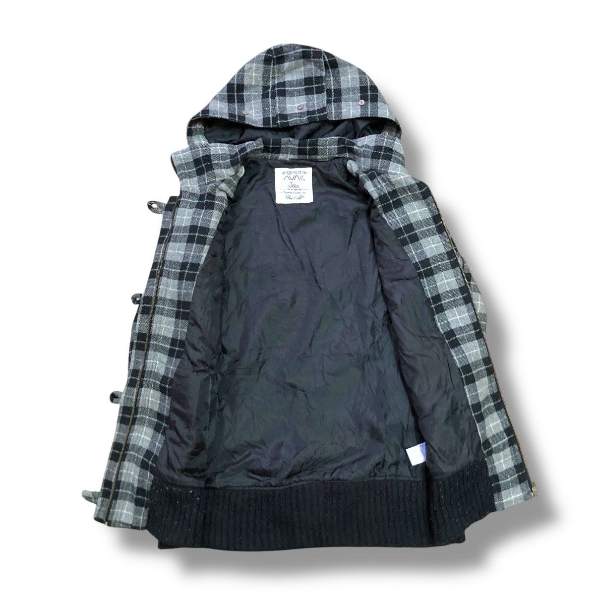 If Six Was Nine 🇯🇵 AVAIL CHECKERED MULTIPOCKET BONDAGE JACKET Size US L / EU 52-54 / 3 - 14 Thumbnail