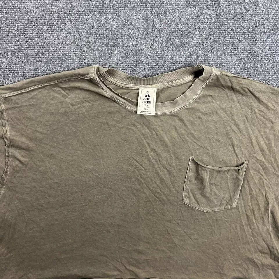 Other We The Free Top Womens XS Crew Neck Cropped Relaxed Fit Size XS / US 0-2 / IT 36-38 - 2 Thumbnail